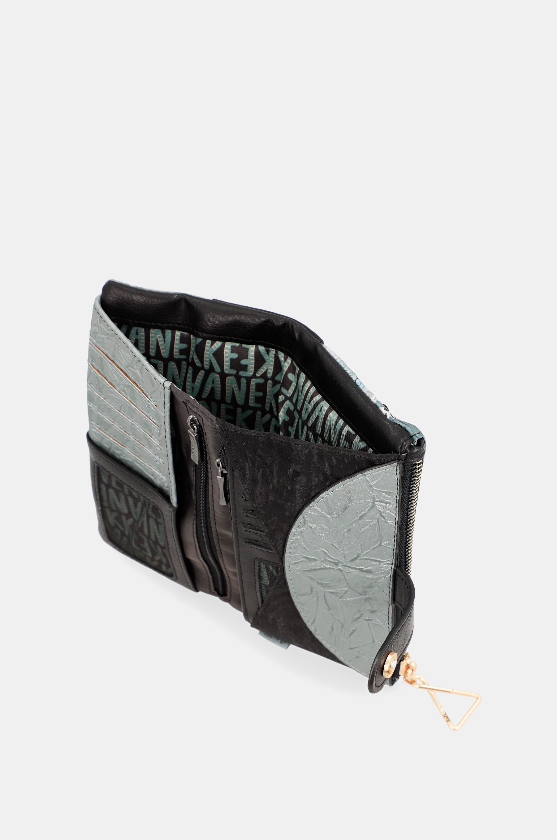 Portafoglio Nature Woods con porta carte rimovibile