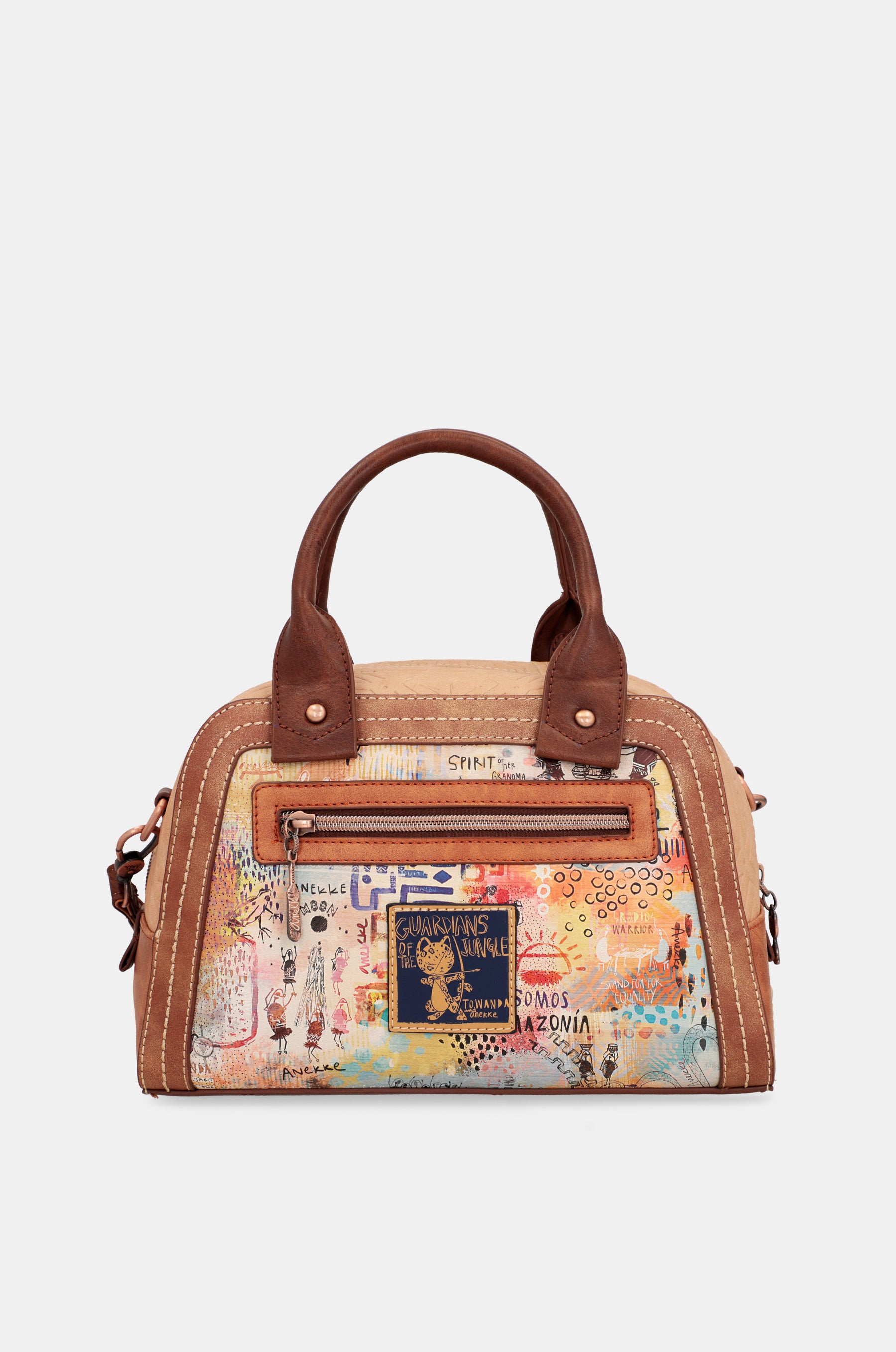 Borsa a doppio manico Menire con tracolla