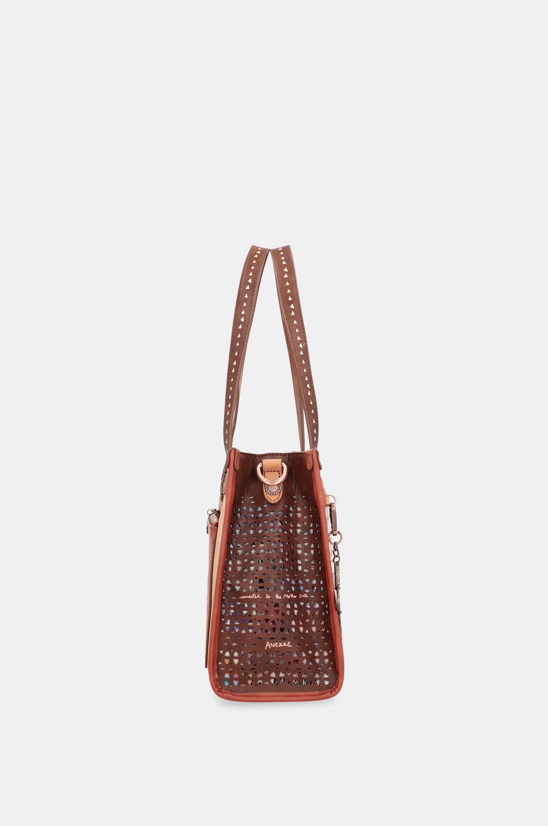 Borsa tote stampata Menire con tracolla