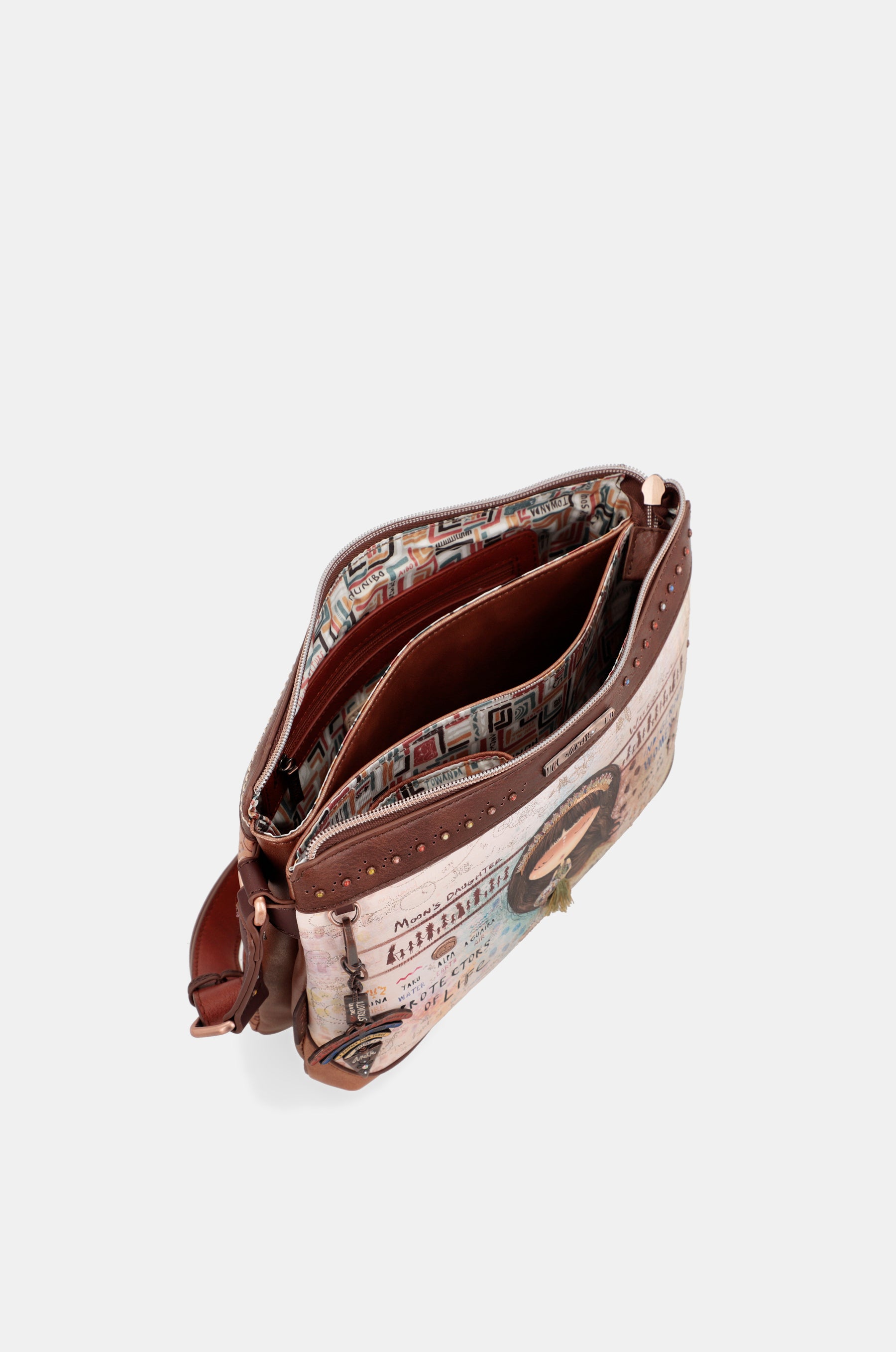 Borsa a tracolla Menire con 2 scomparti