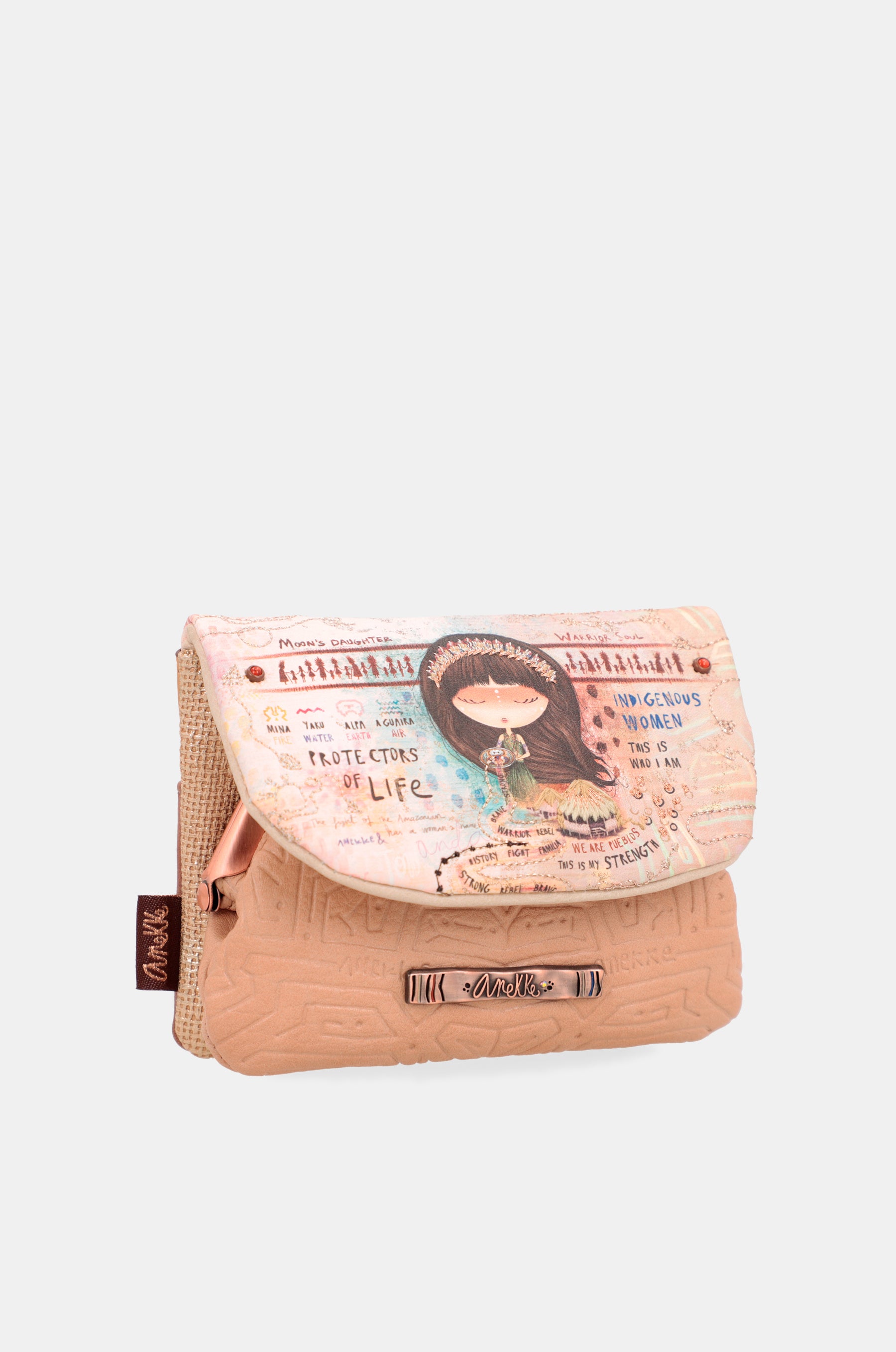 Portamonete con patta Menire