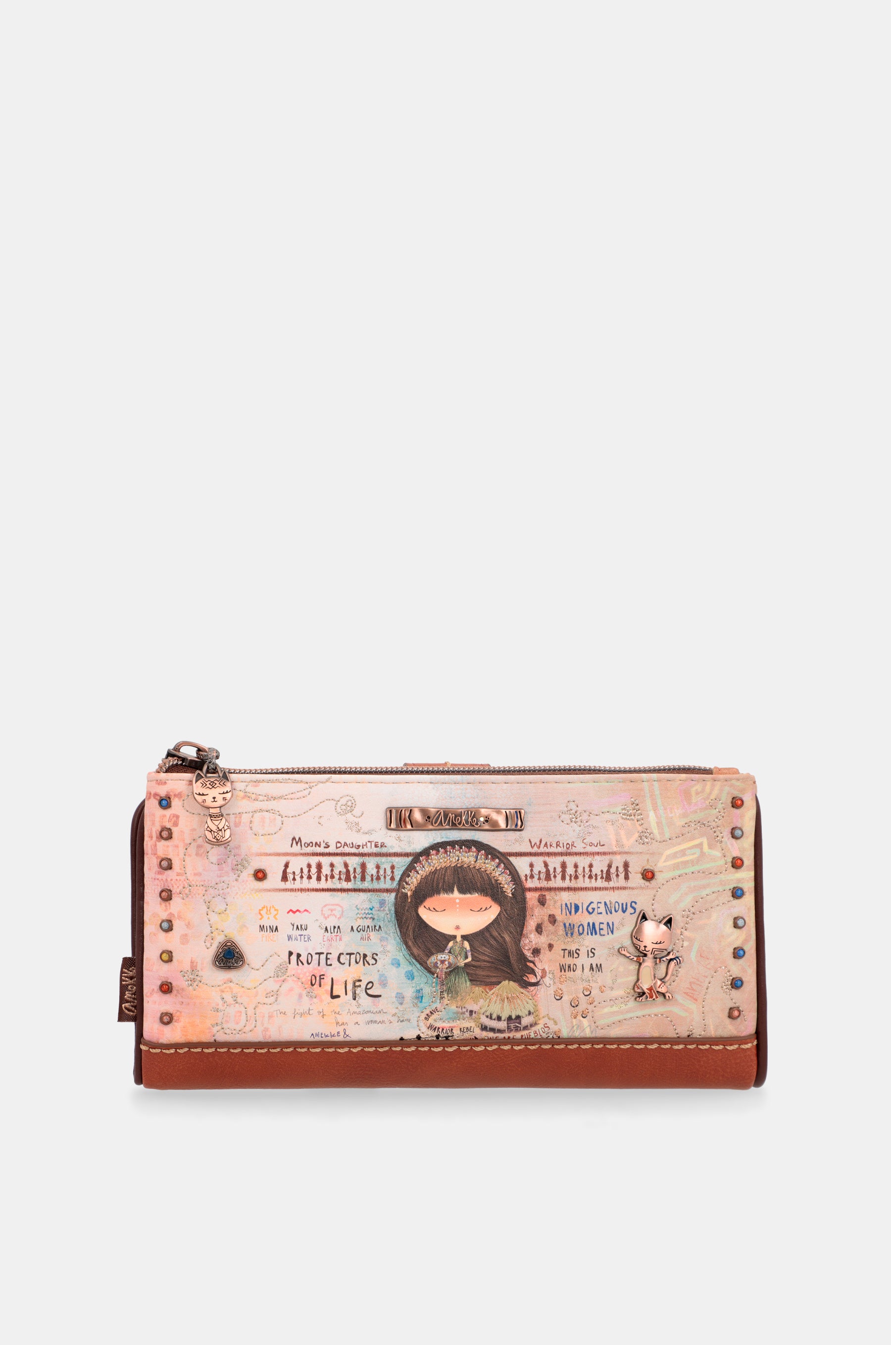 Portafoglio RFID flessibile grande Menire