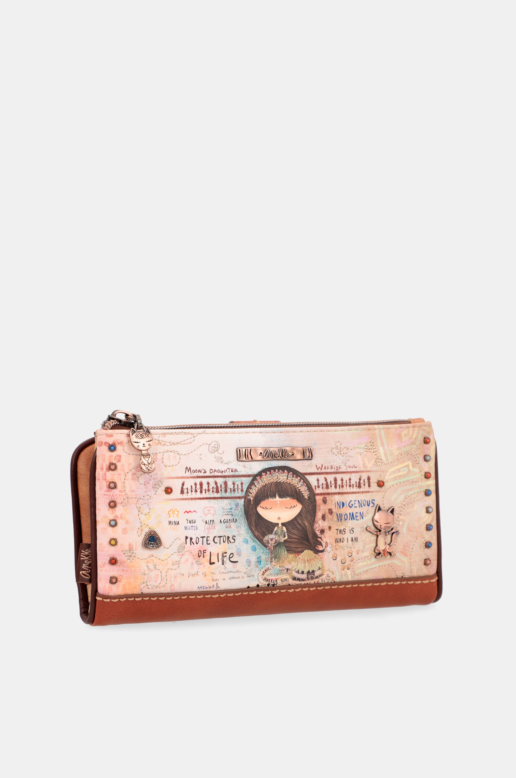 Portafoglio RFID flessibile grande Menire