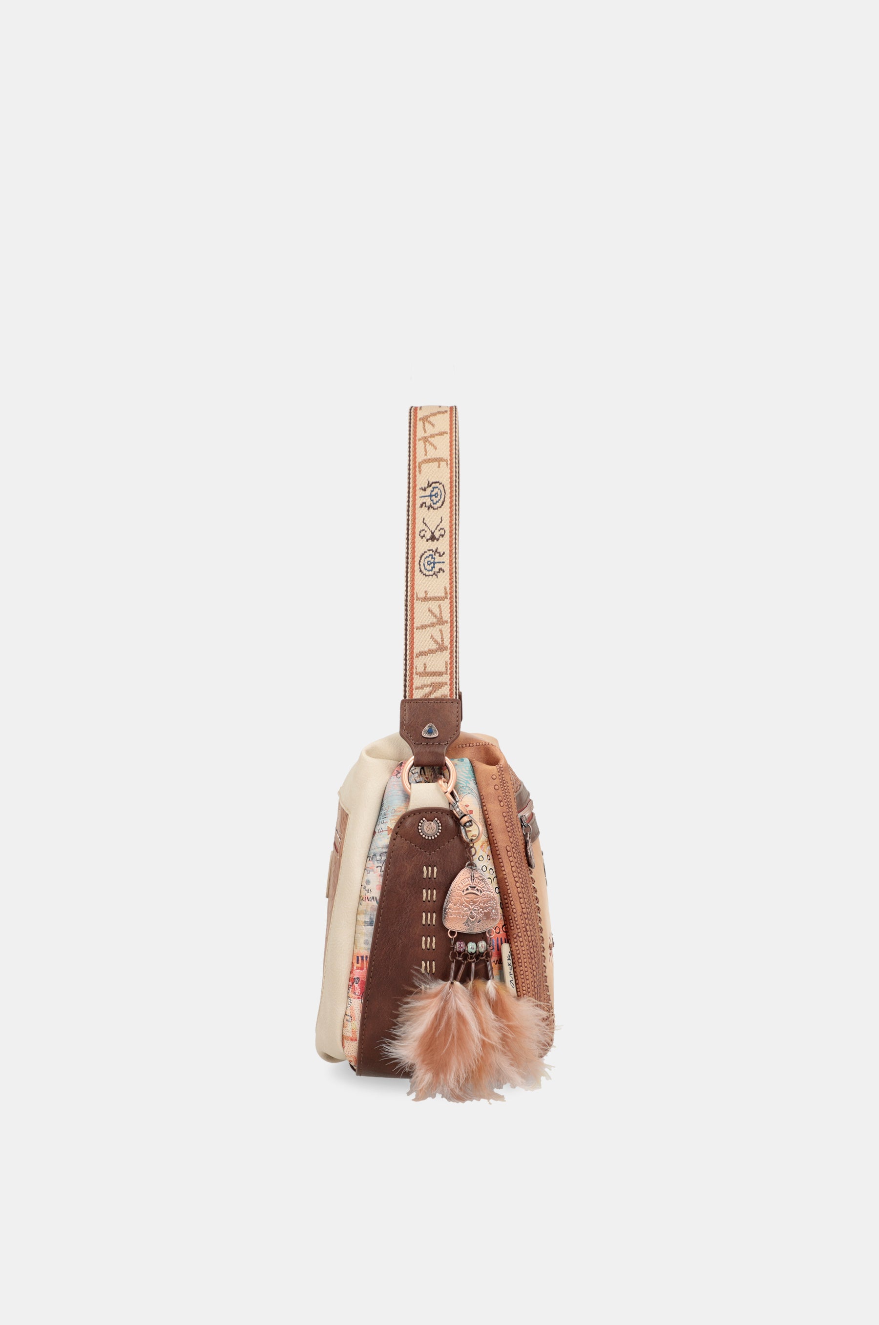 Borsa a tracolla grande Tribe con tracolla