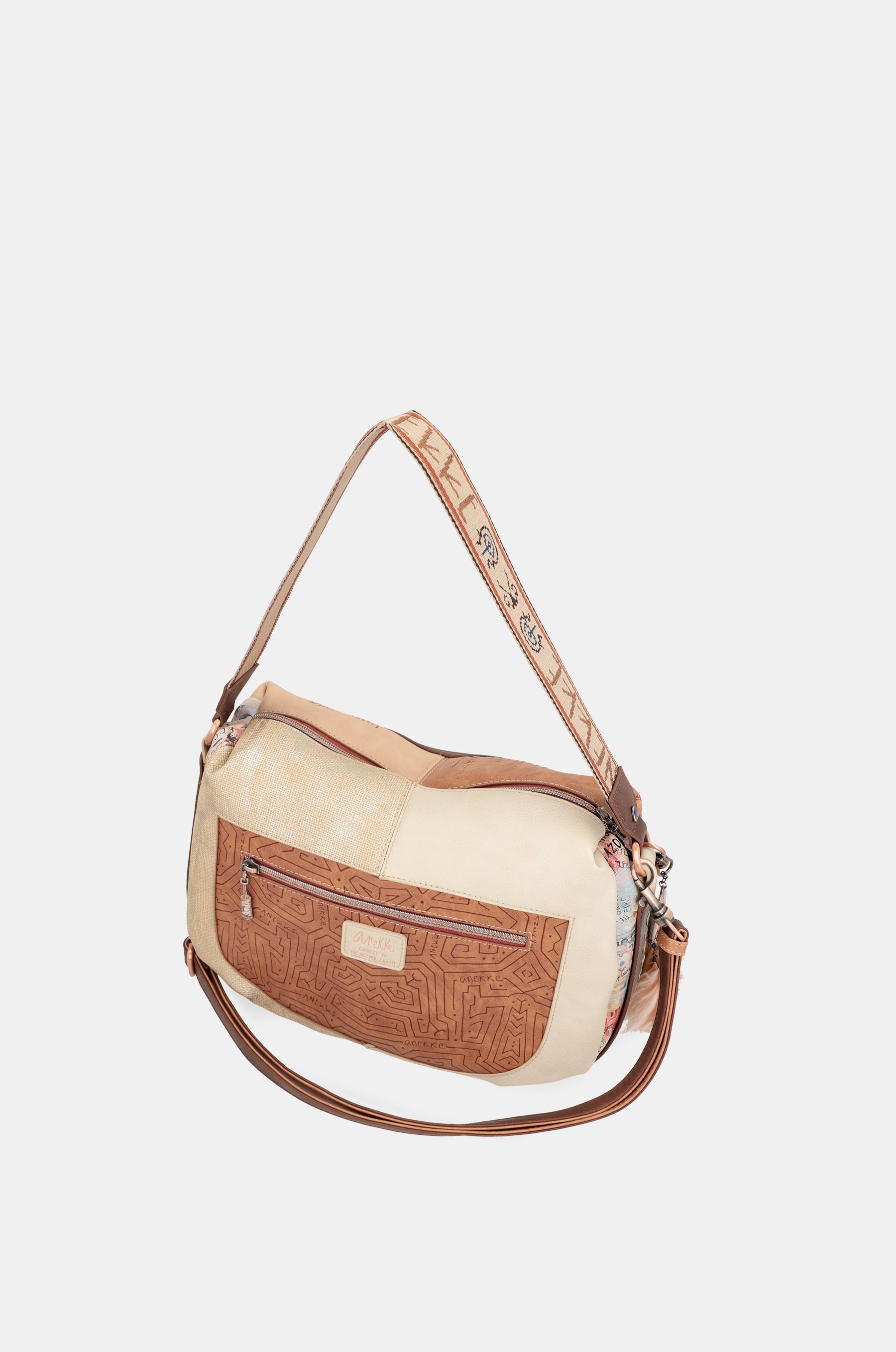 Borsa a tracolla grande Tribe con tracolla