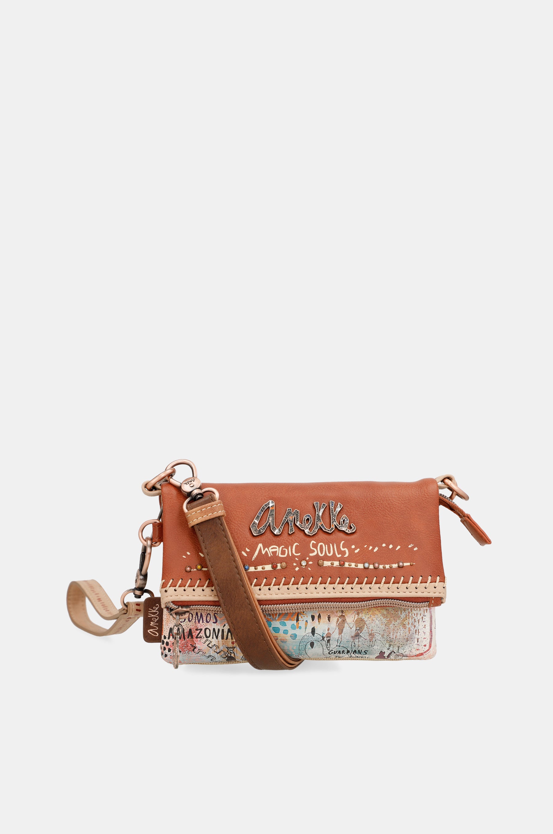 Borsa a tracolla piccola Tribe con 2 scomparti