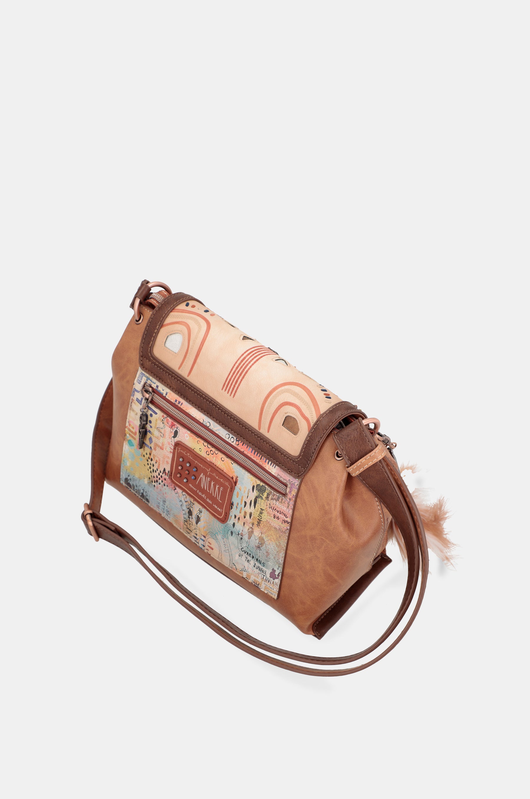 Borsa a tracolla con patta Tribe