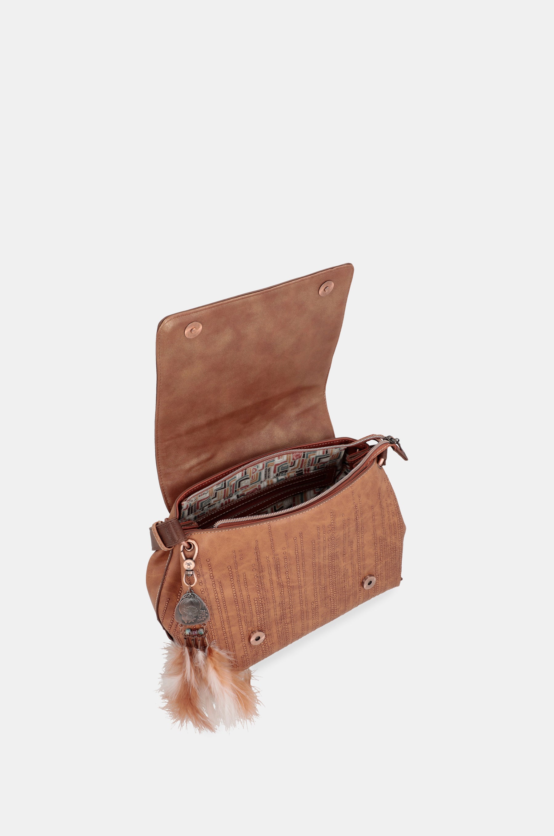 Borsa a tracolla con patta Tribe
