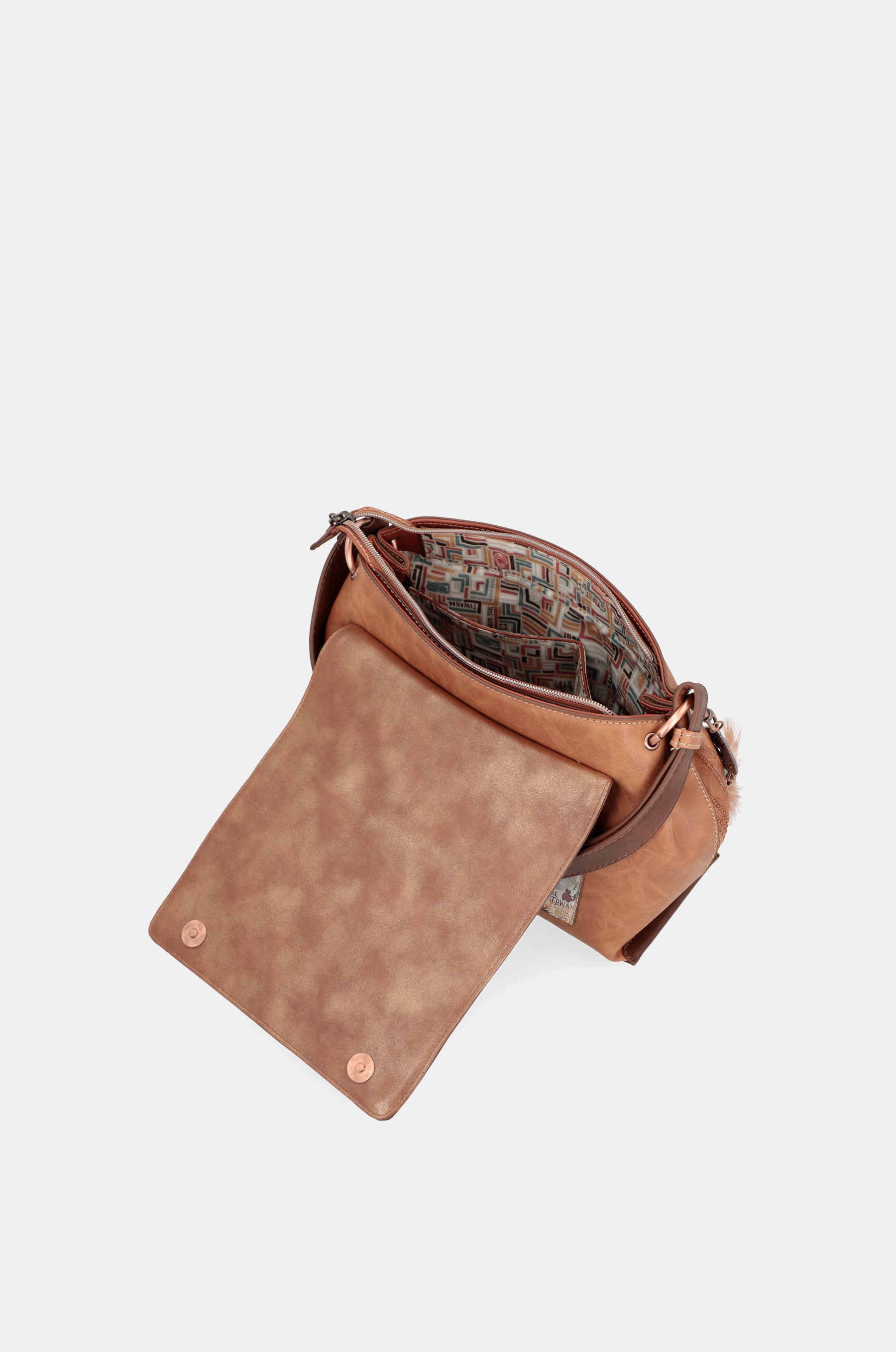 Borsa a tracolla con patta Tribe
