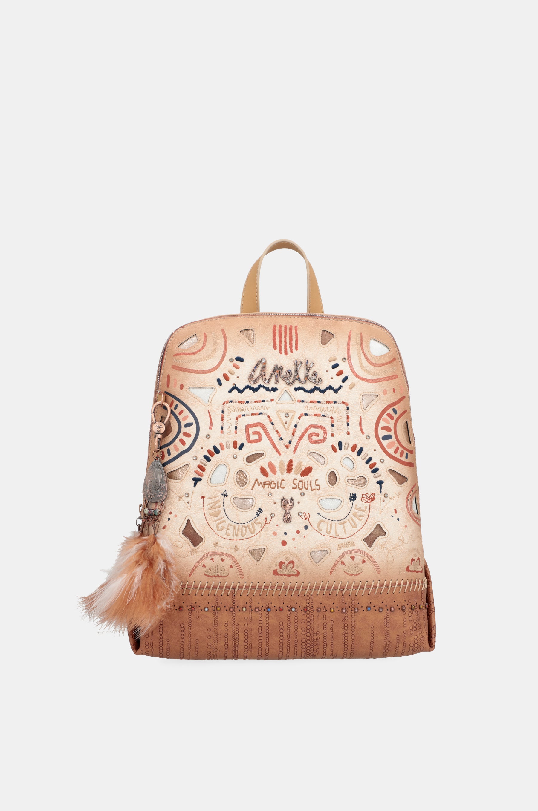 Borsa a tracolla con tasca posteriore Tribe