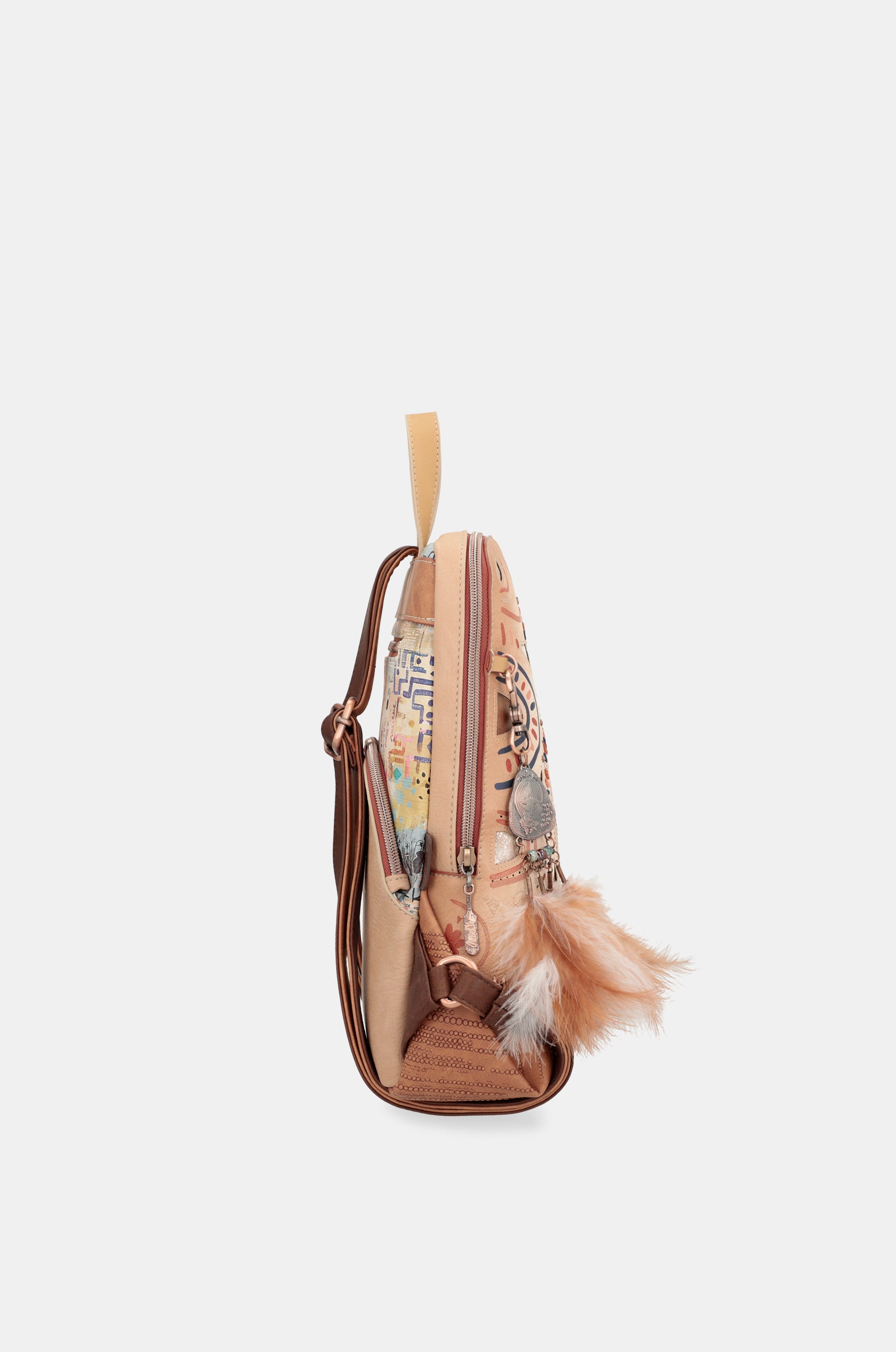 Borsa a tracolla con tasca posteriore Tribe