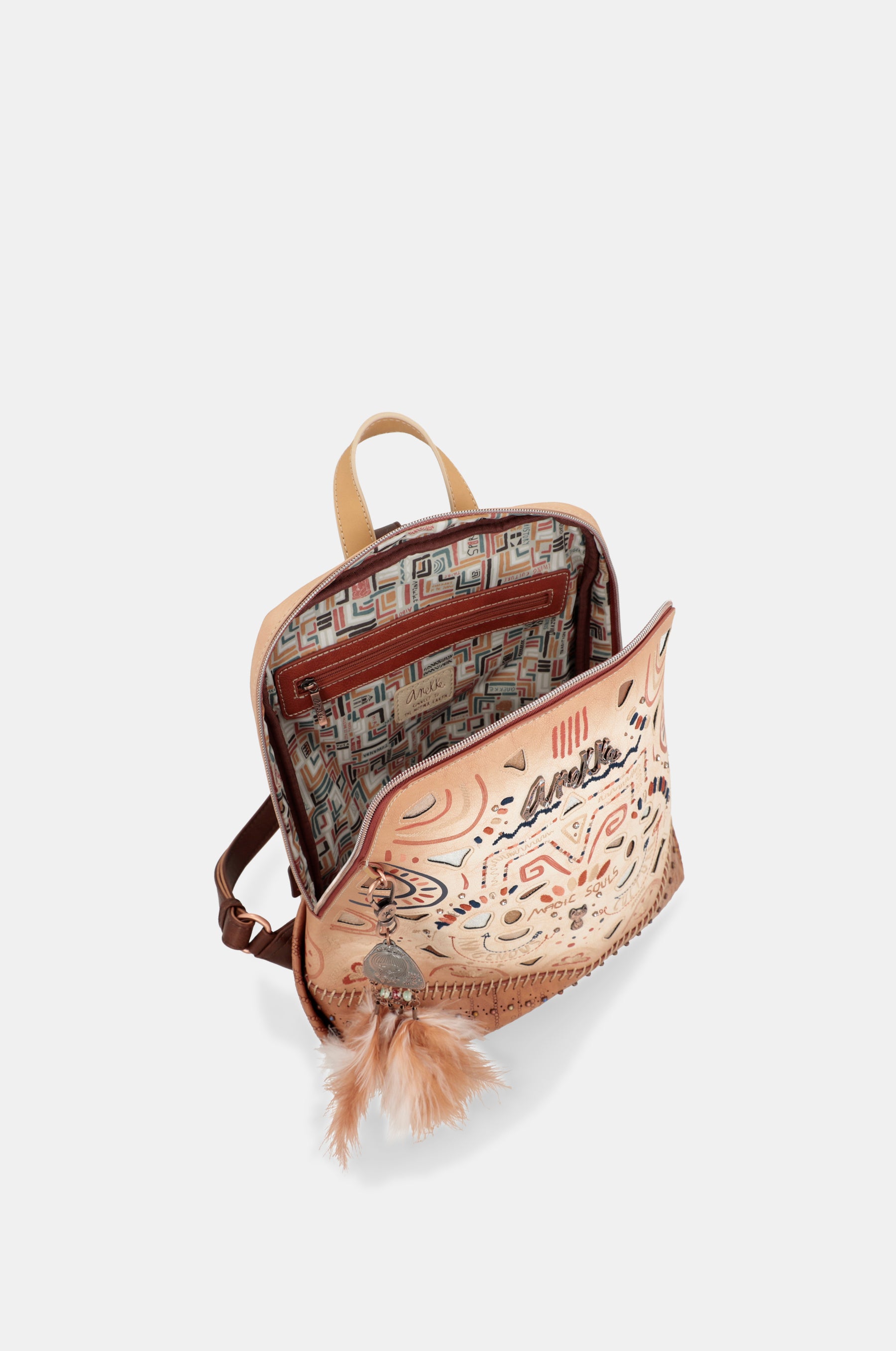 Borsa a tracolla con tasca posteriore Tribe