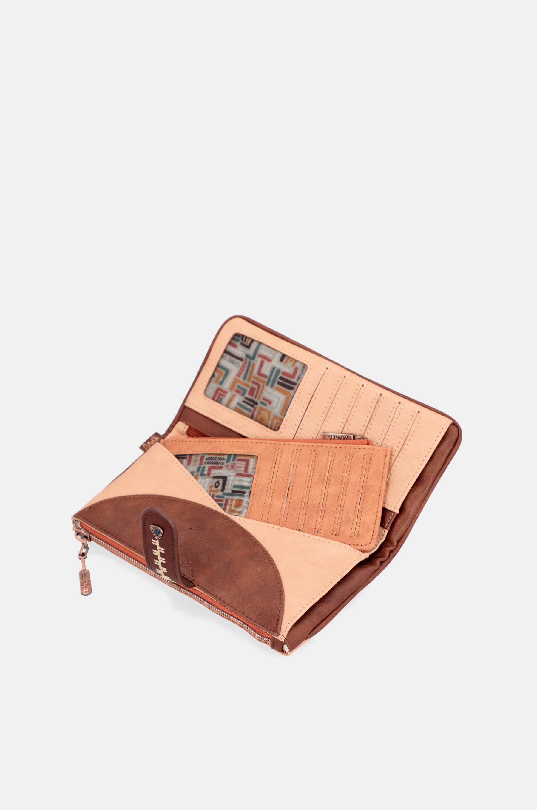 Portafoglio RFID flessibile grande Tribe