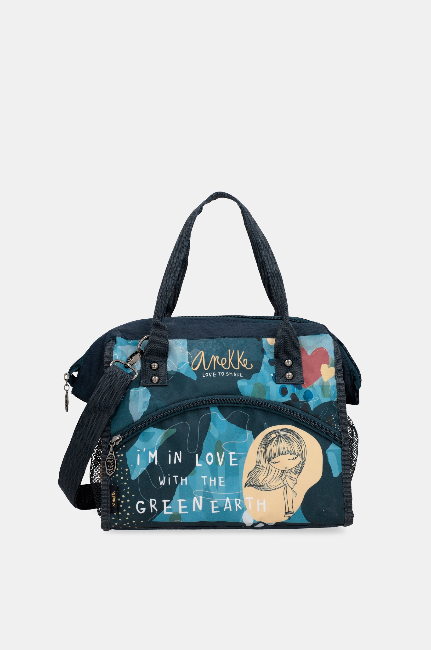 Borsa per il trasporto di cibo Pachamama con tracolla