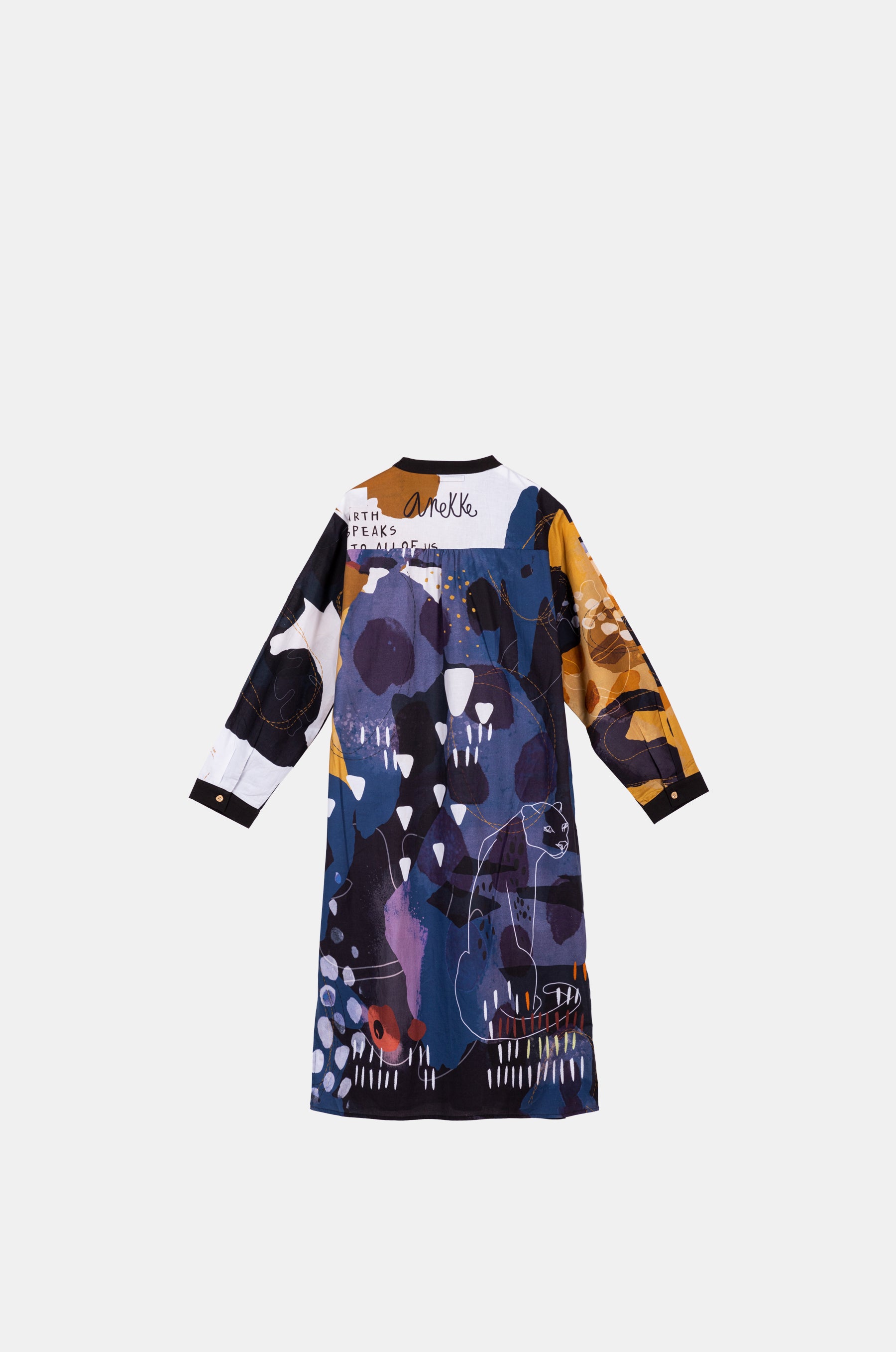 Abito con stampa leopardata