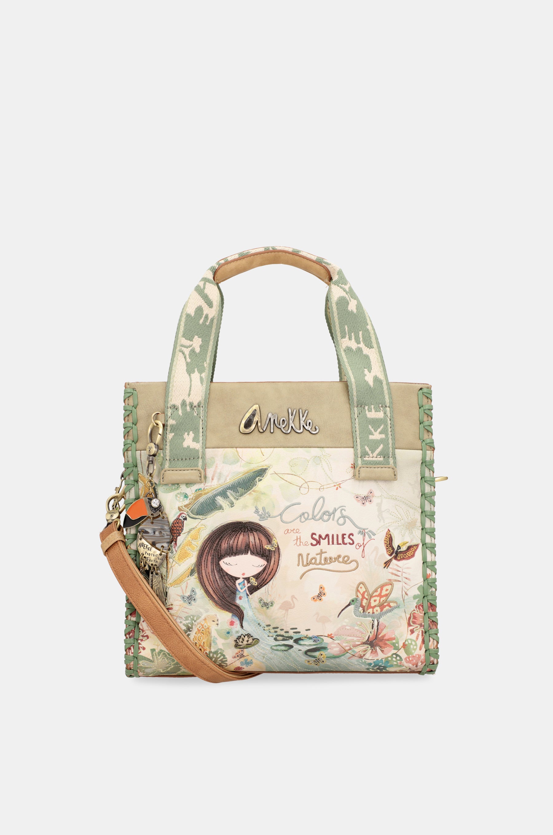 Borsa tote Amazonia con tracolla