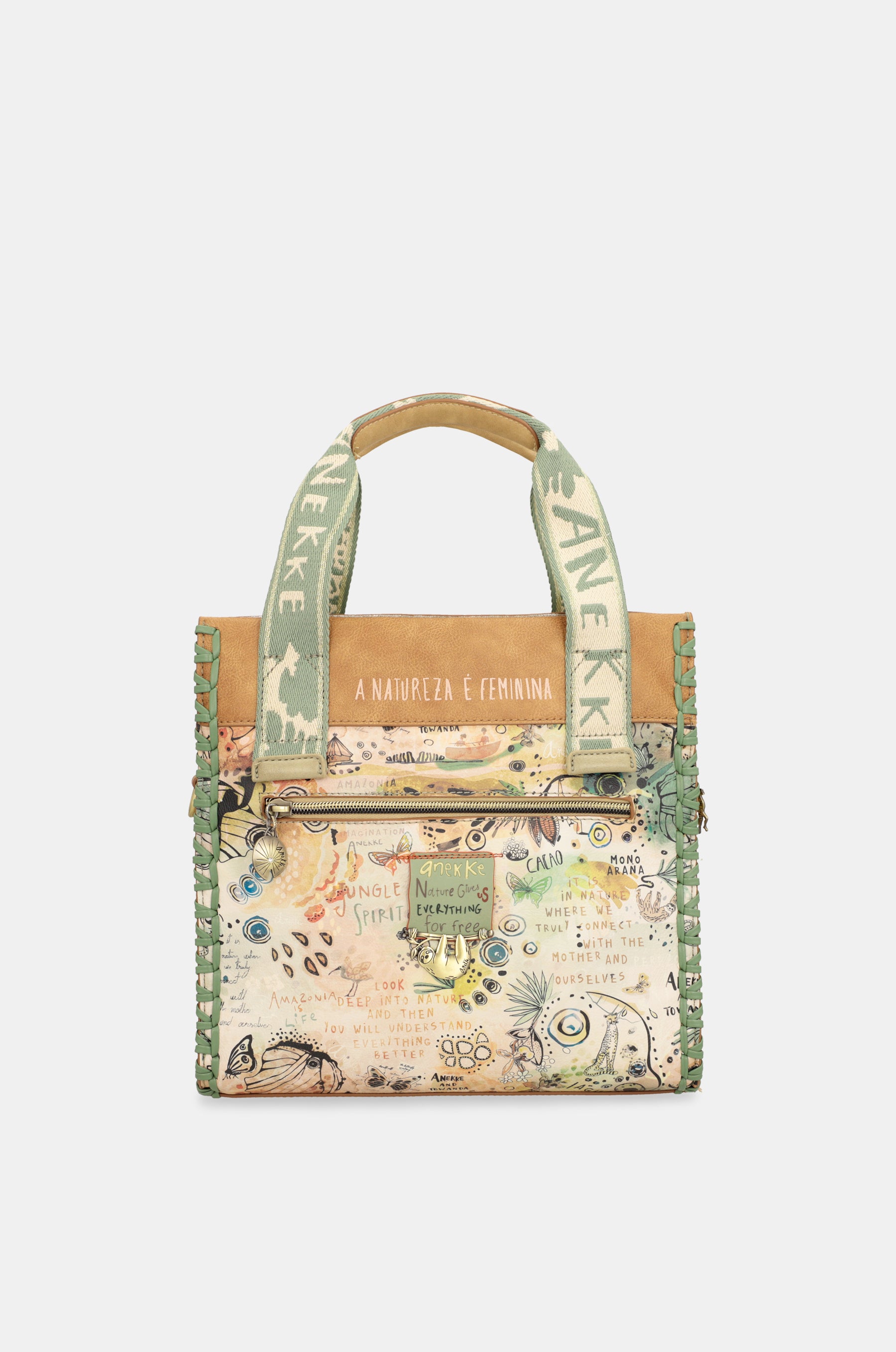 Borsa tote Amazonia con tracolla