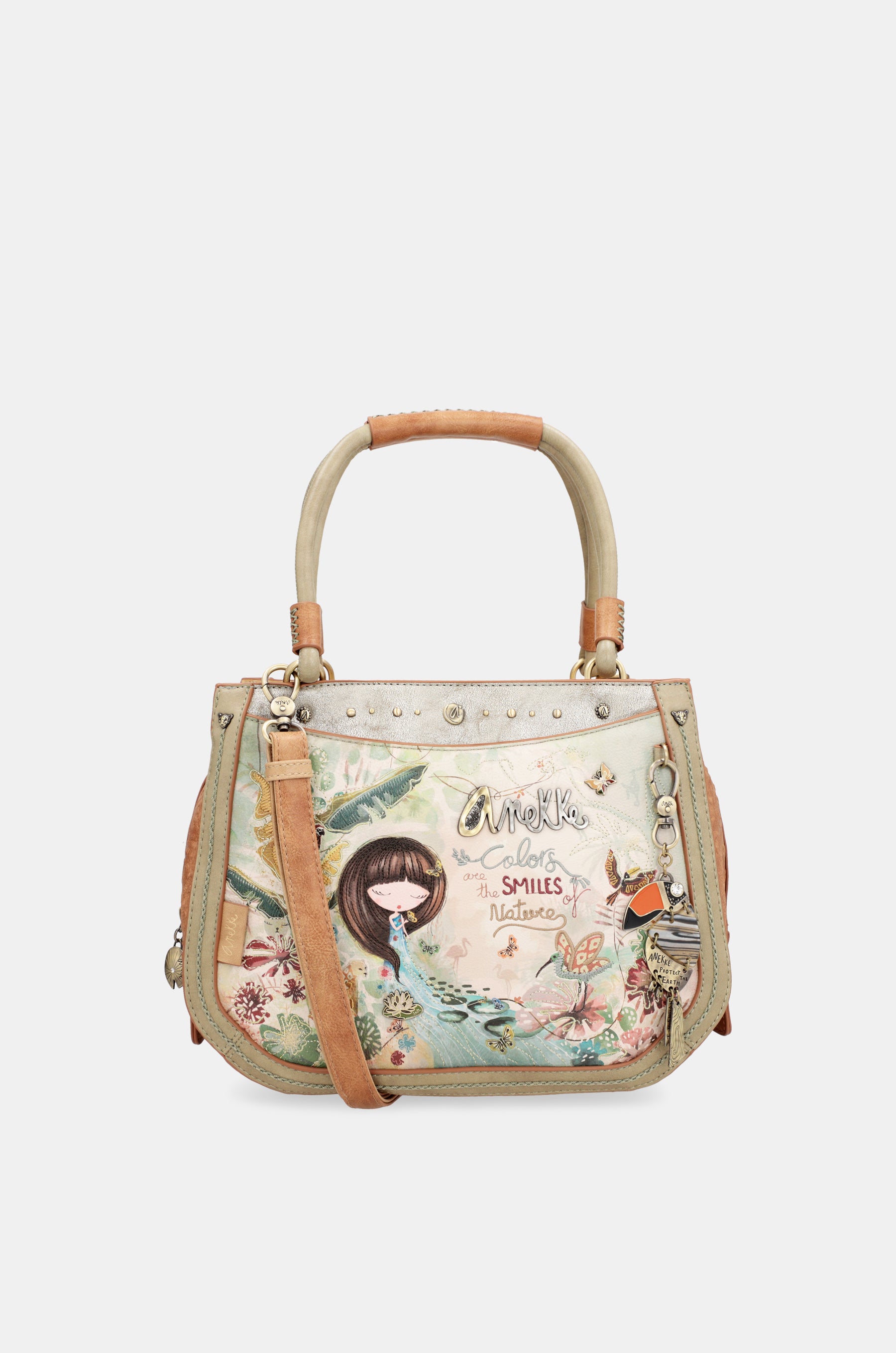 Borsa bowling stampata Amazonia