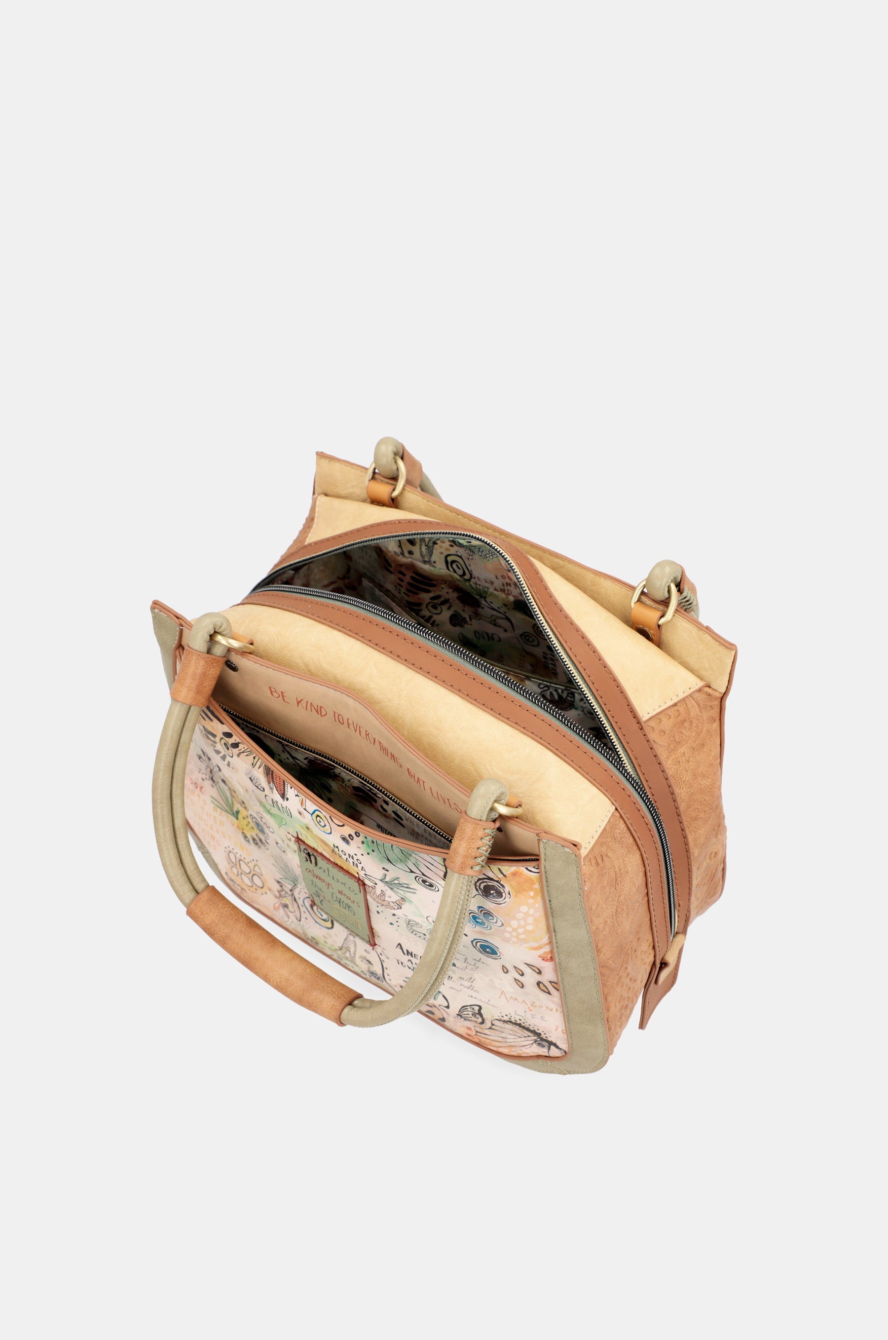 Borsa bowling stampata Amazonia