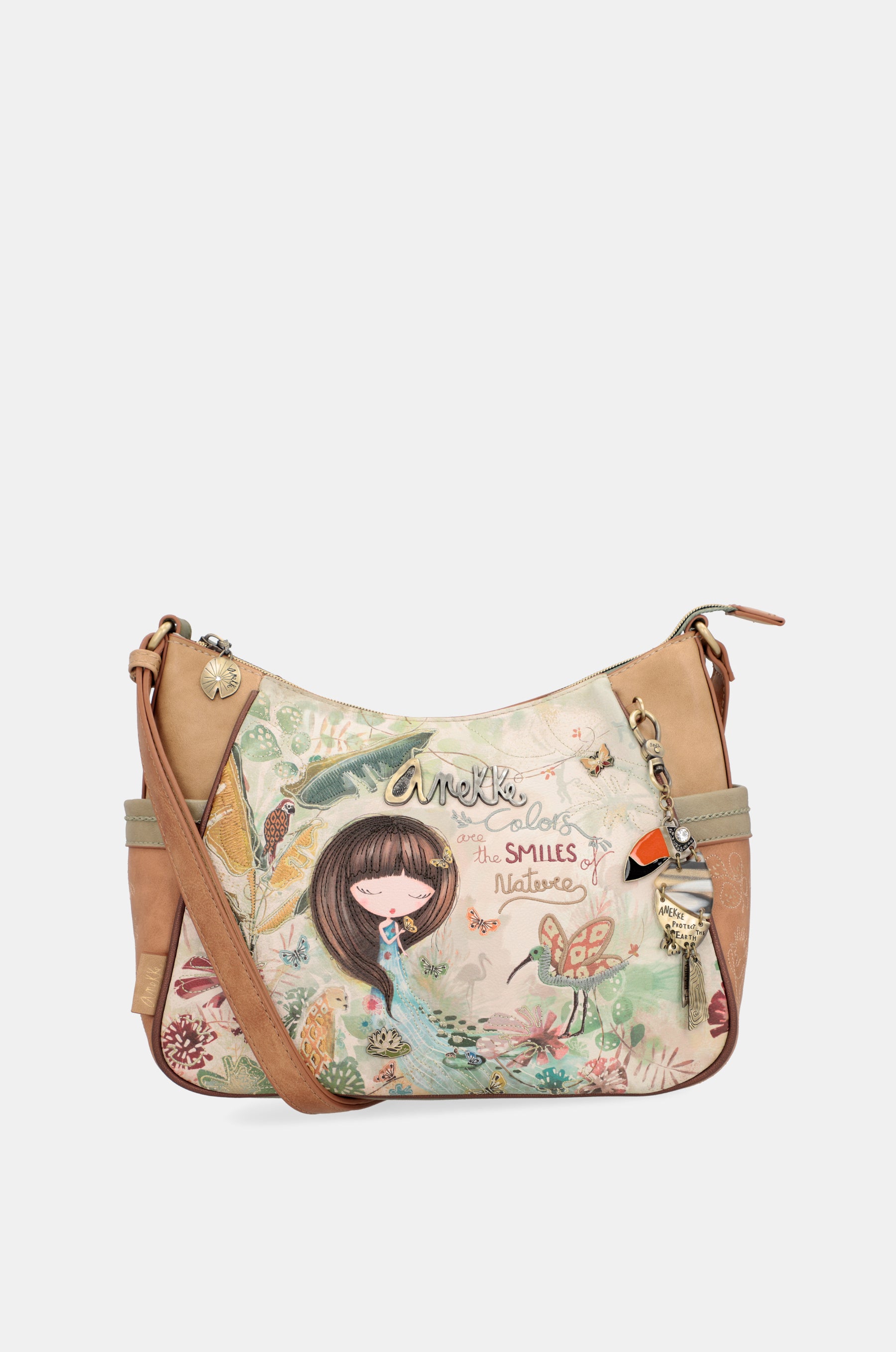 Borsa a tracolla Amazonia con tasche laterali