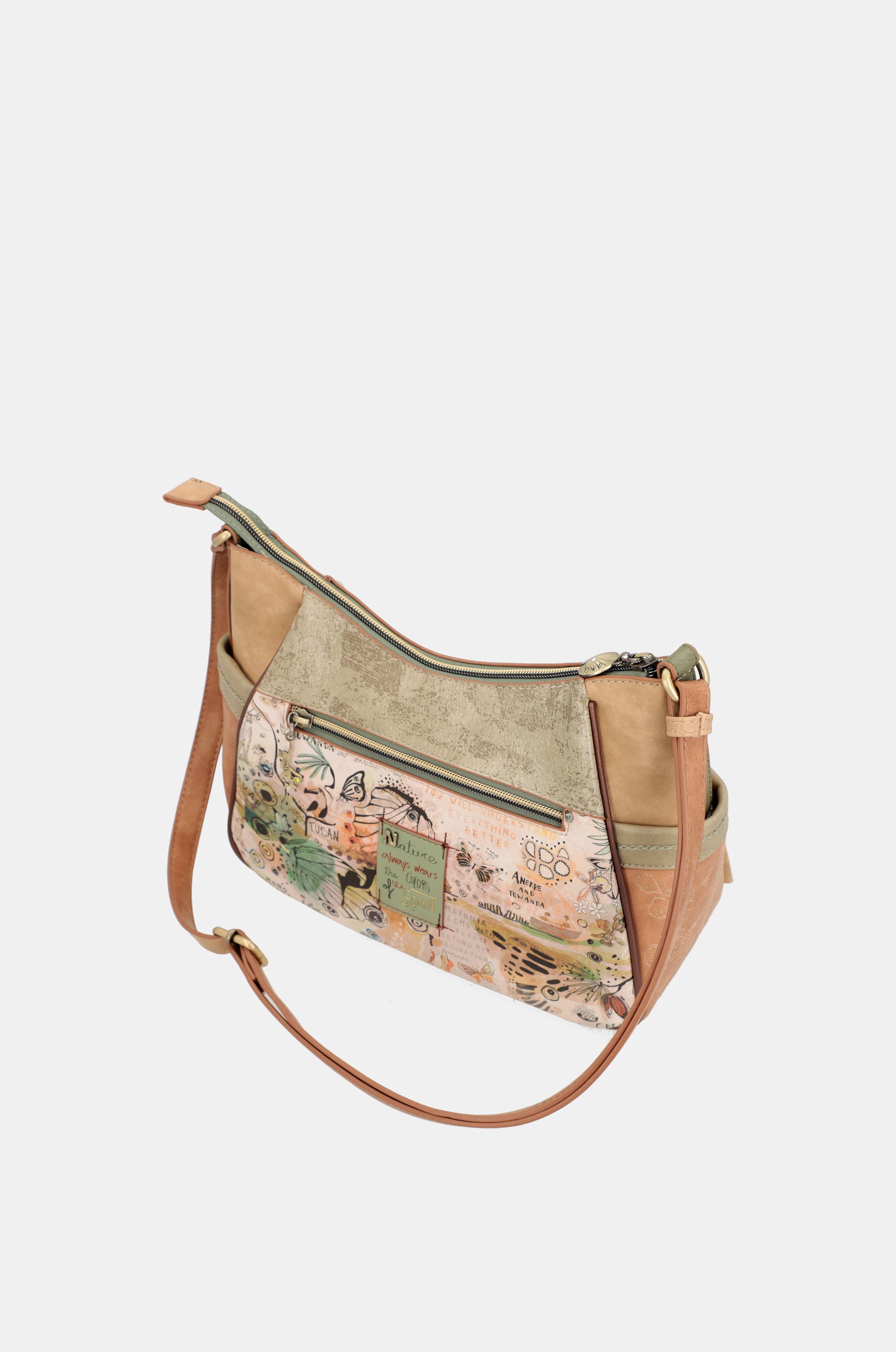 Borsa a tracolla Amazonia con tasche laterali