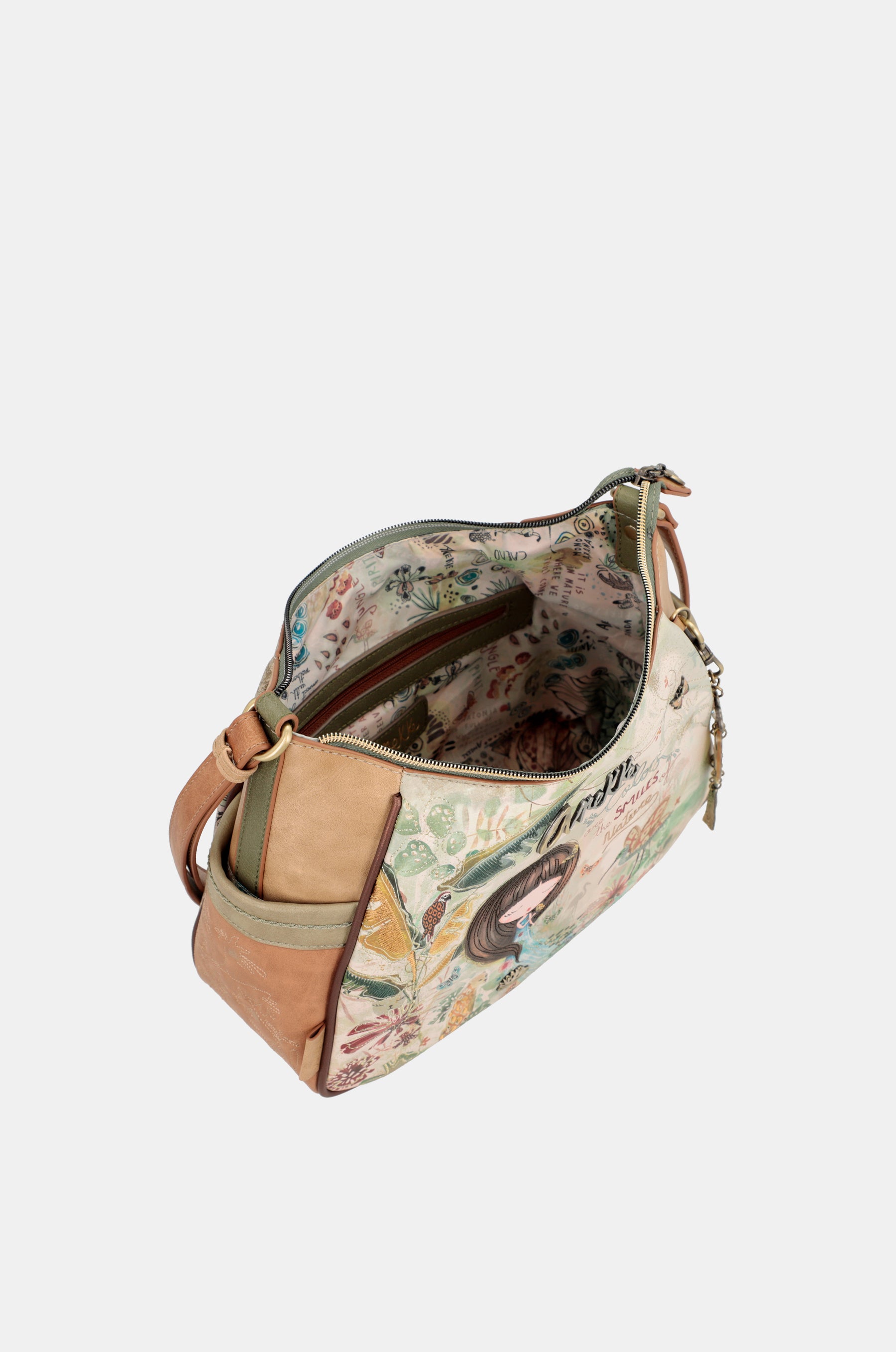 Borsa a tracolla Amazonia con tasche laterali