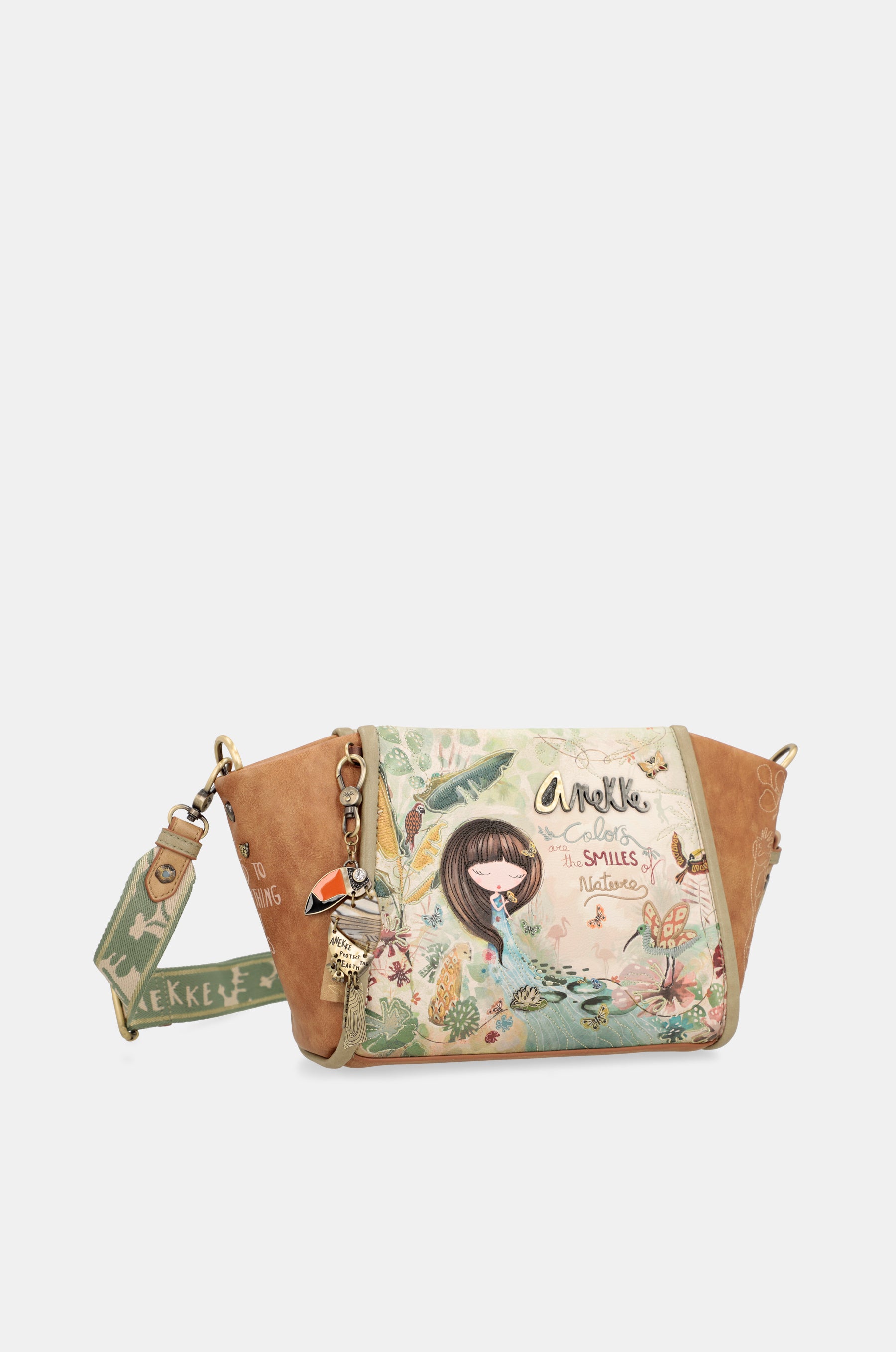 Borsa a tracolla stampata Amazonia