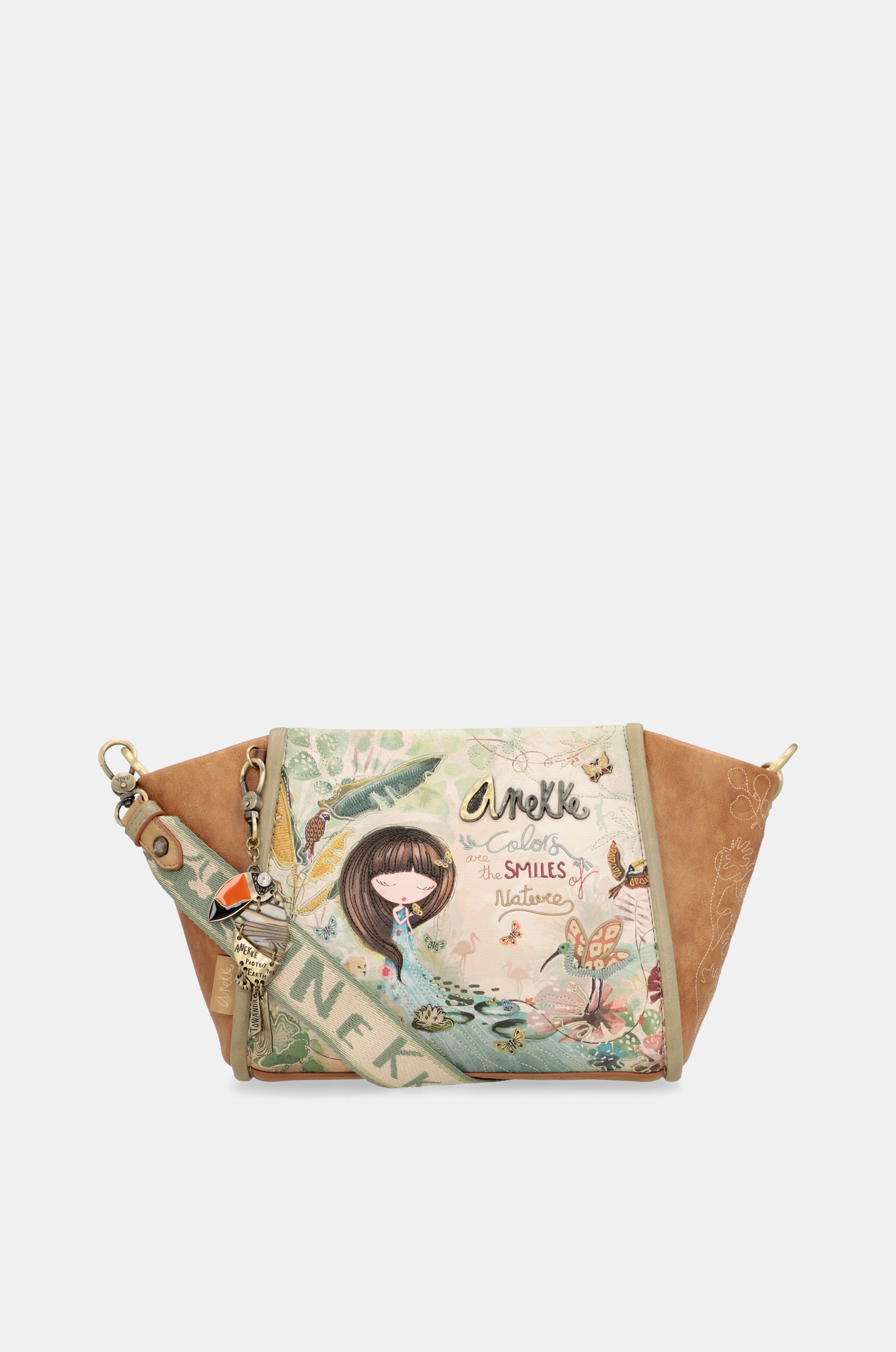 Borsa a tracolla stampata Amazonia