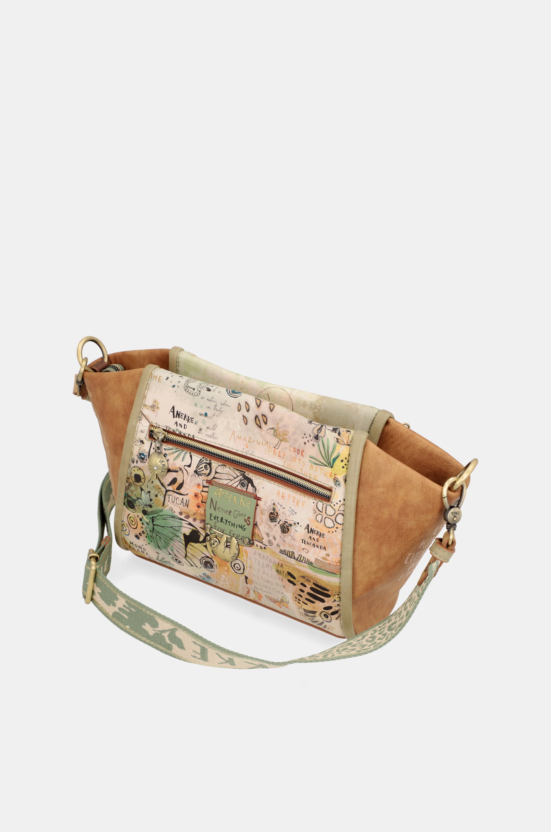 Borsa a tracolla stampata Amazonia