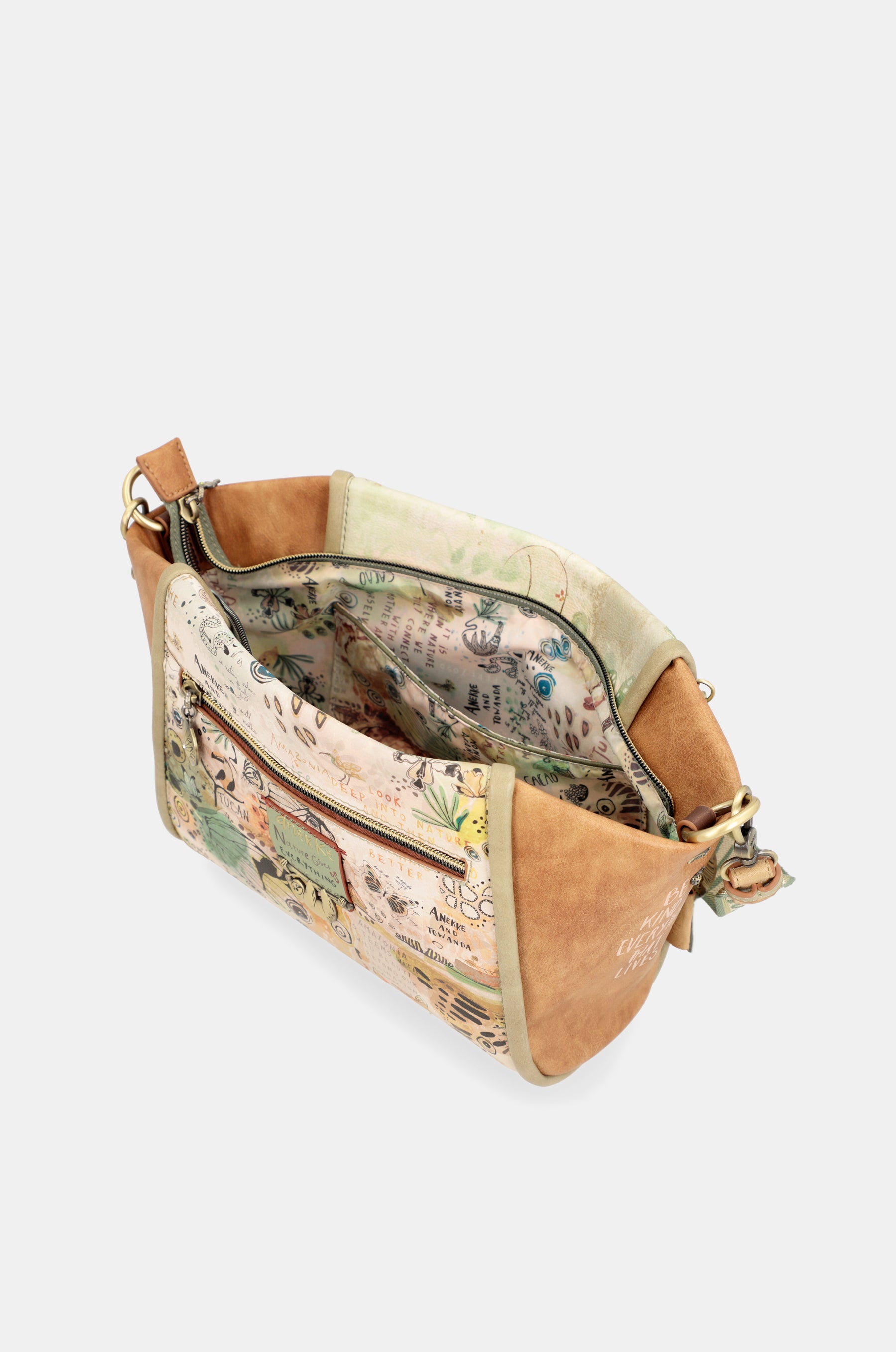 Borsa a tracolla stampata Amazonia