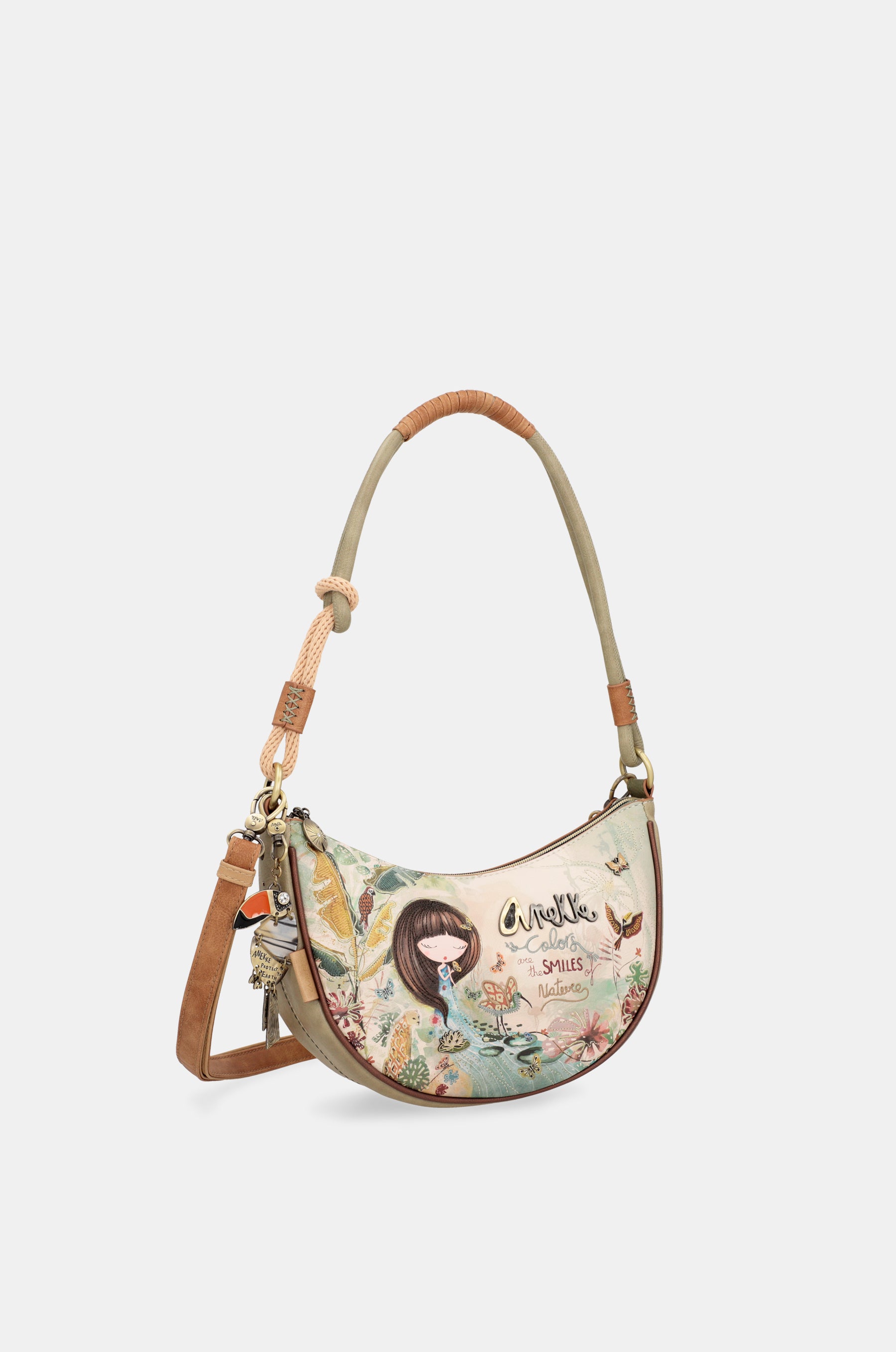 Borsa a tracolla ovale Amazonia più borsa a tracolla