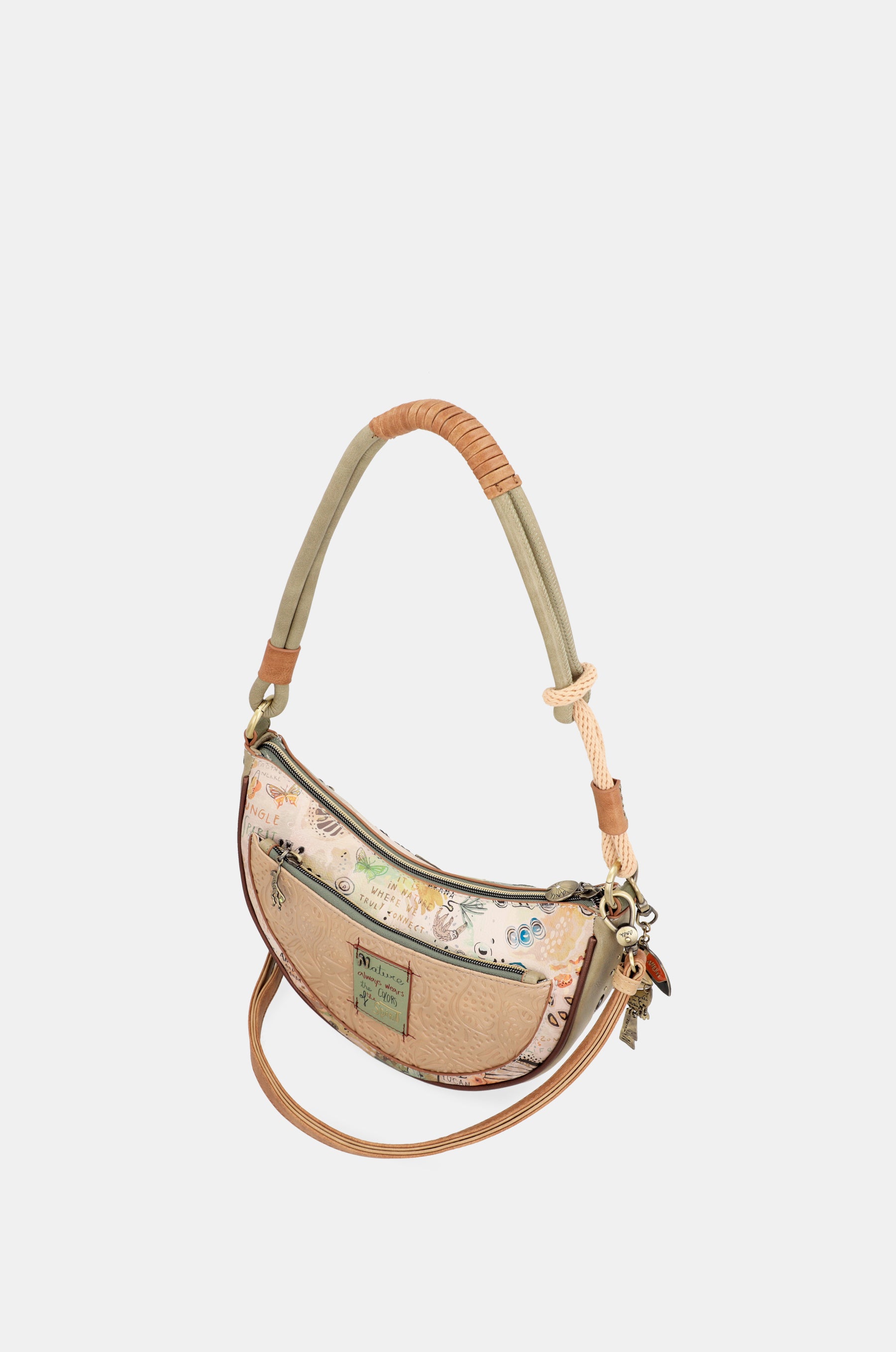 Borsa a tracolla ovale Amazonia più borsa a tracolla