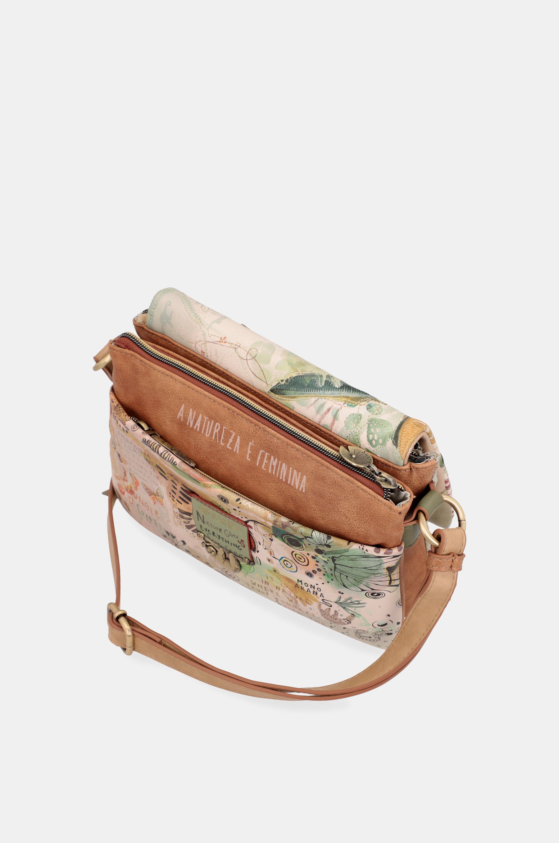 Borsa a tracolla con patta Amazonia