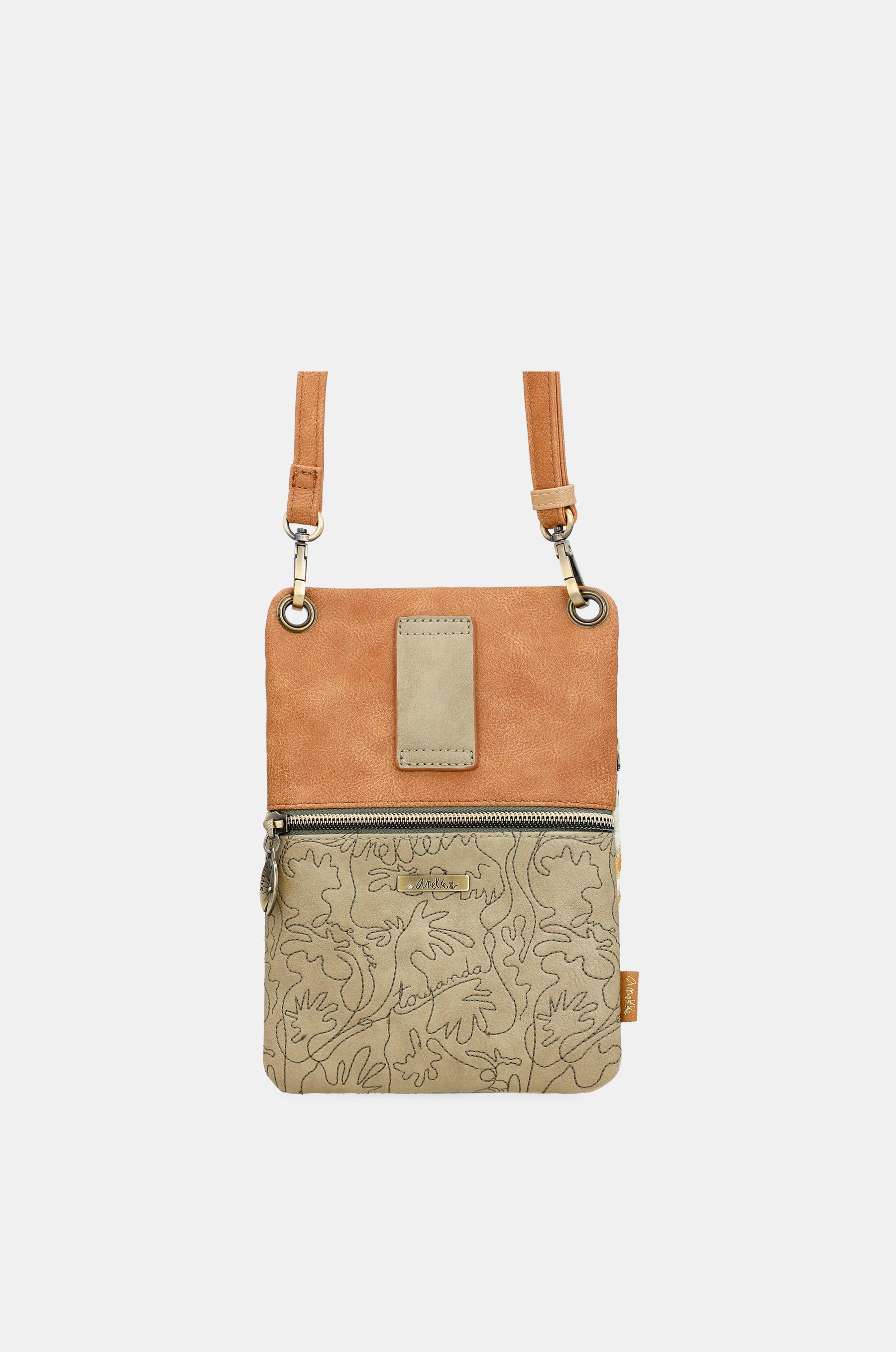 Mini borsa a tracolla Amazonia con doppio scomparto