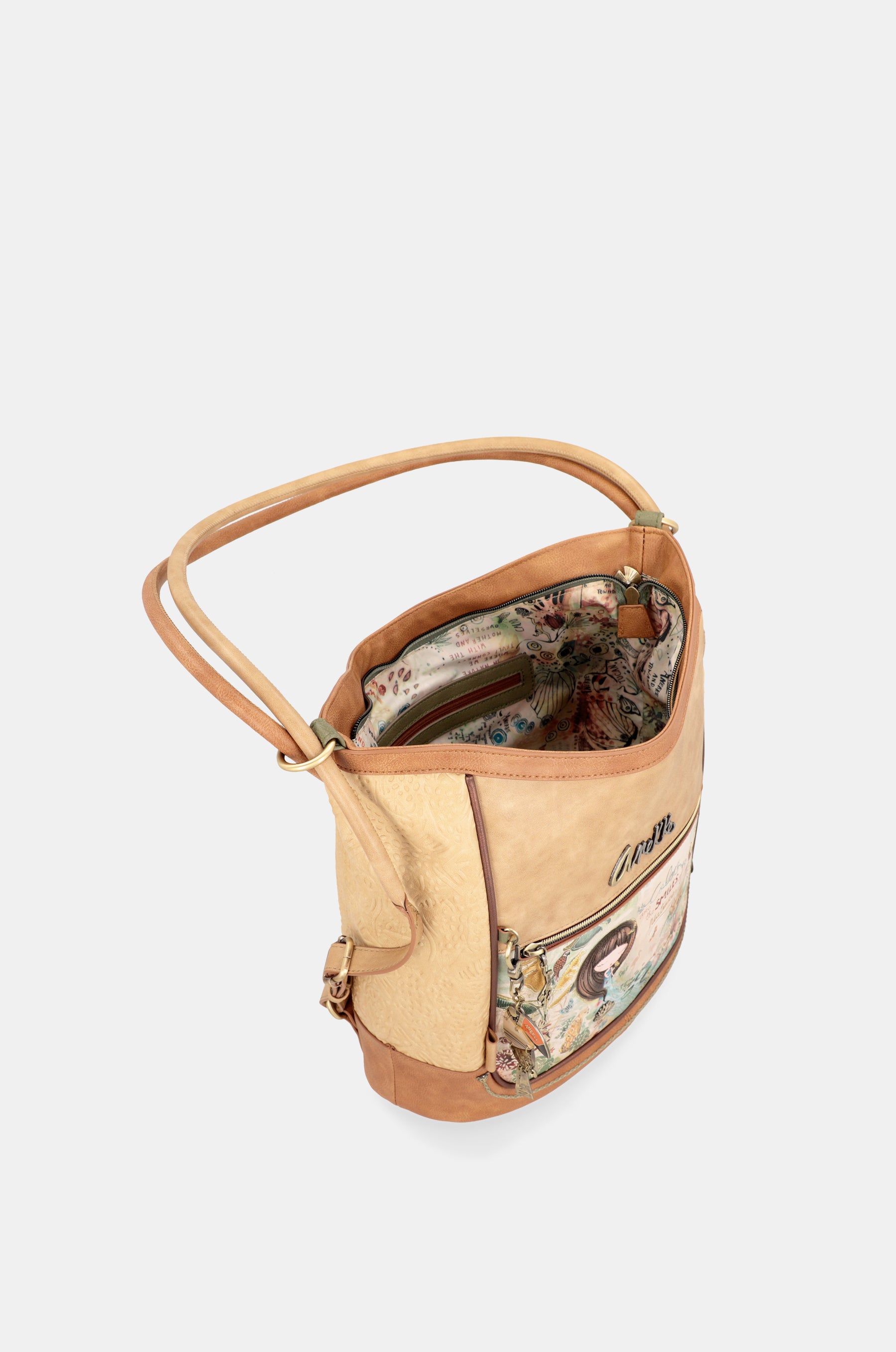 Borsa a tracolla convertibile Amazonia con zaino