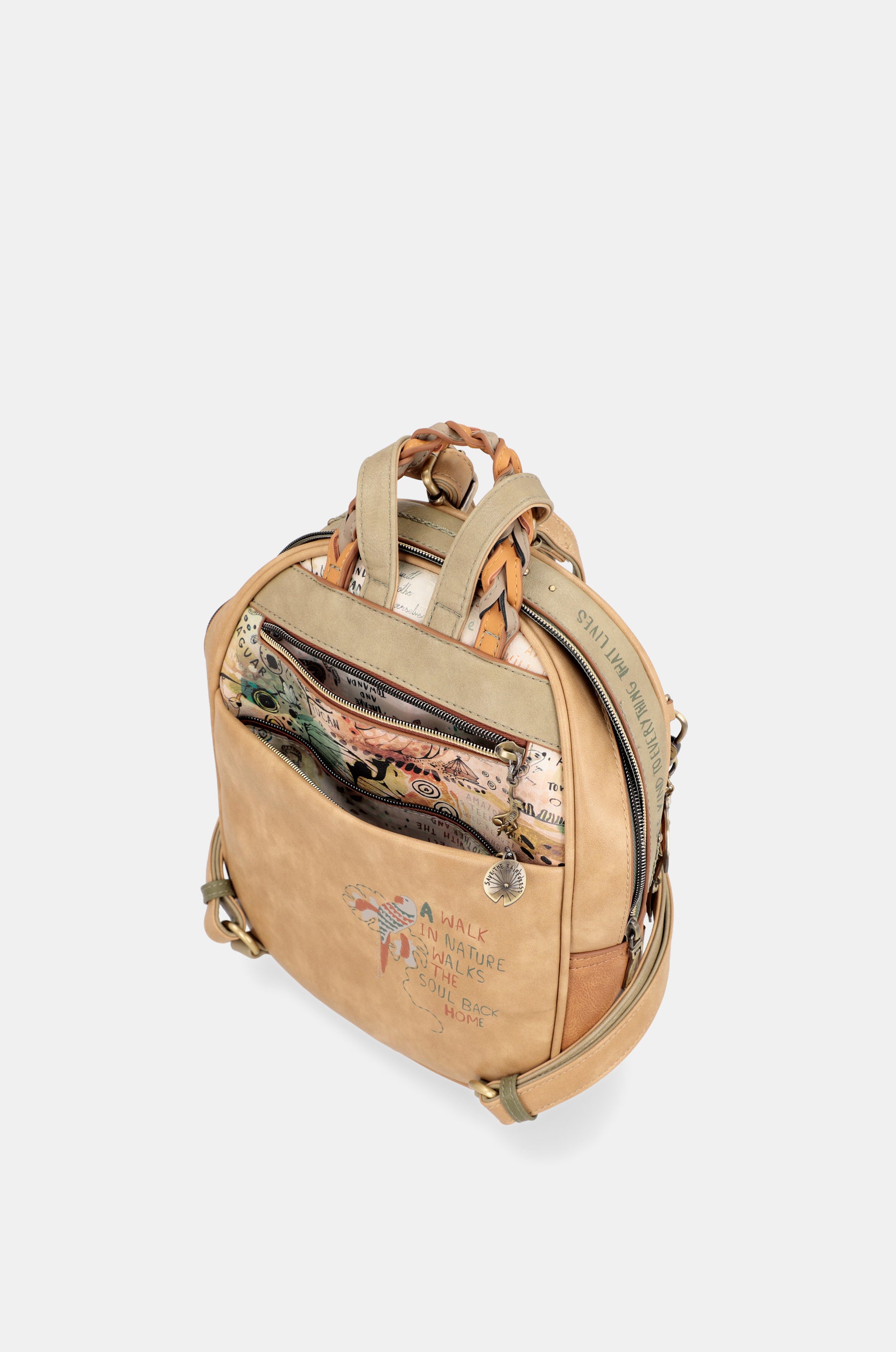 Zaino Amazonia con tasca frontale