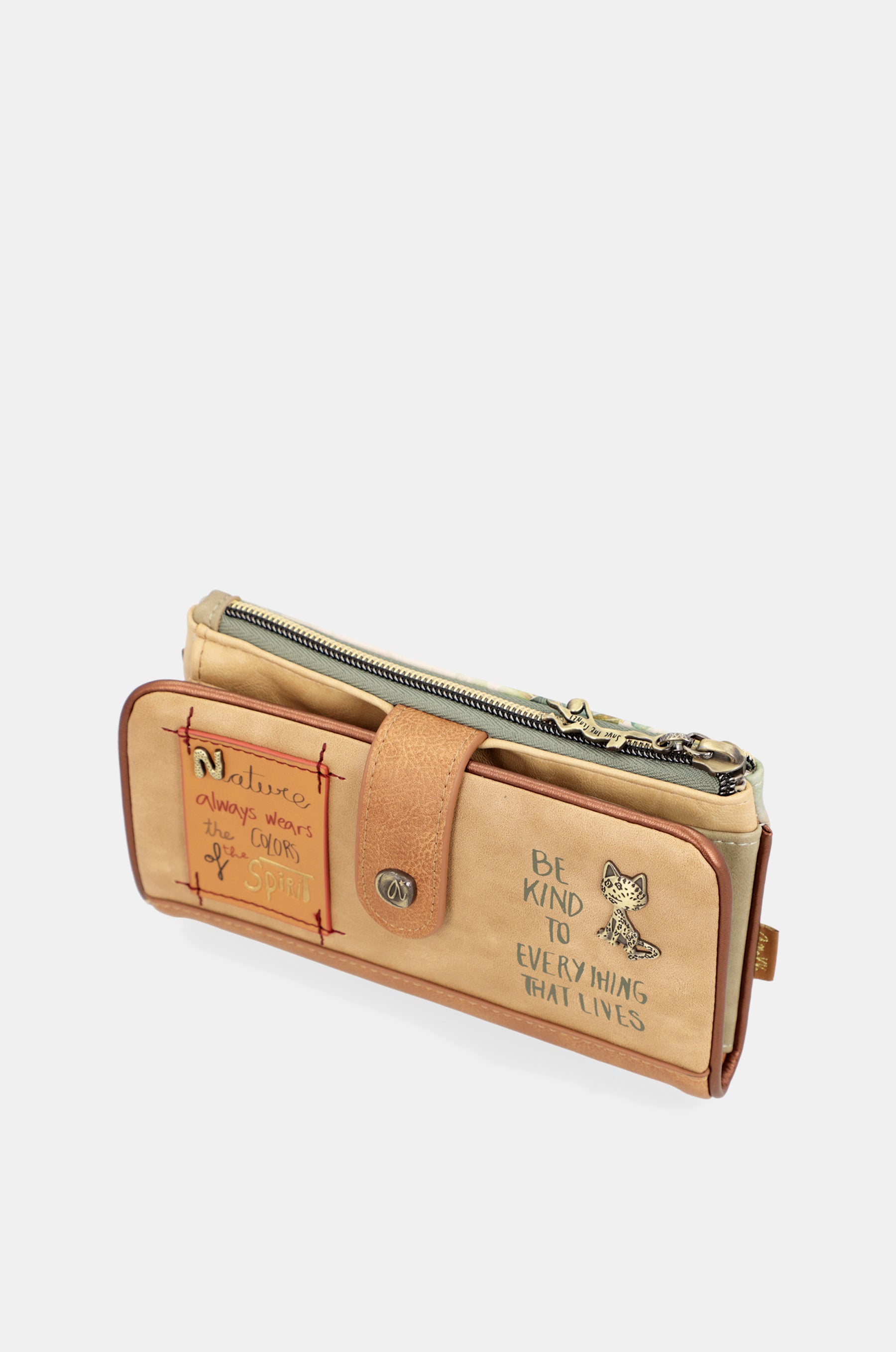 Portafoglio flessibile Amazonia RFID in rilievo