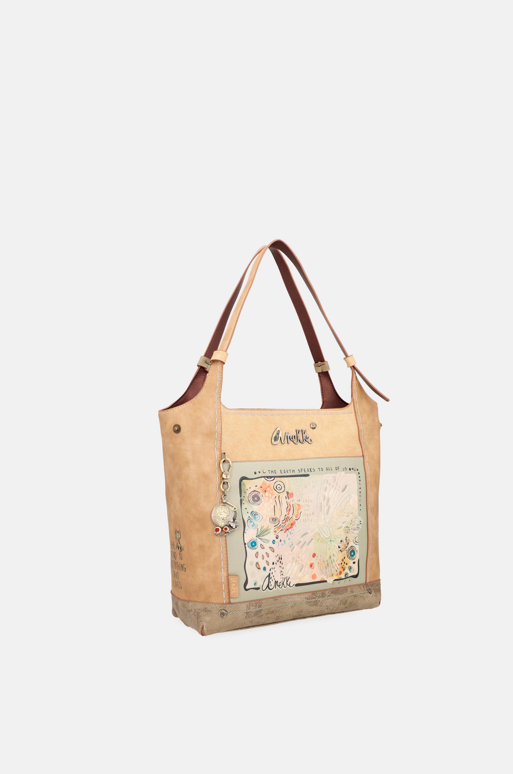 Borsa a tracolla grande a forma Butterfly