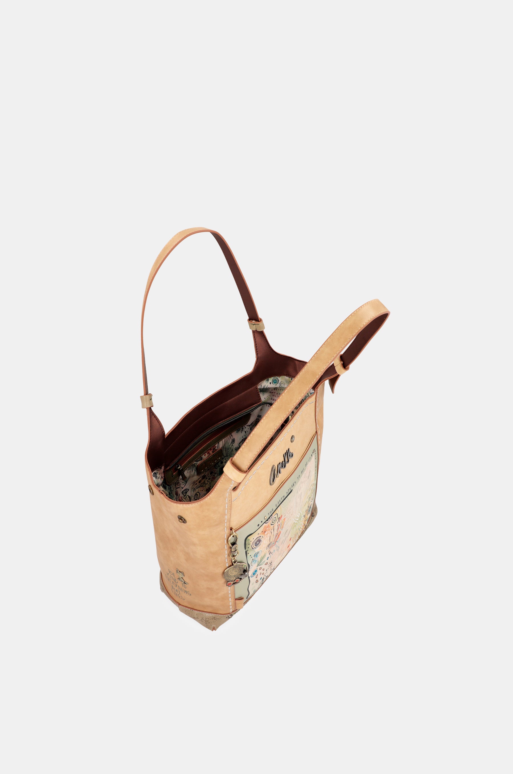 Borsa a tracolla grande a forma Butterfly