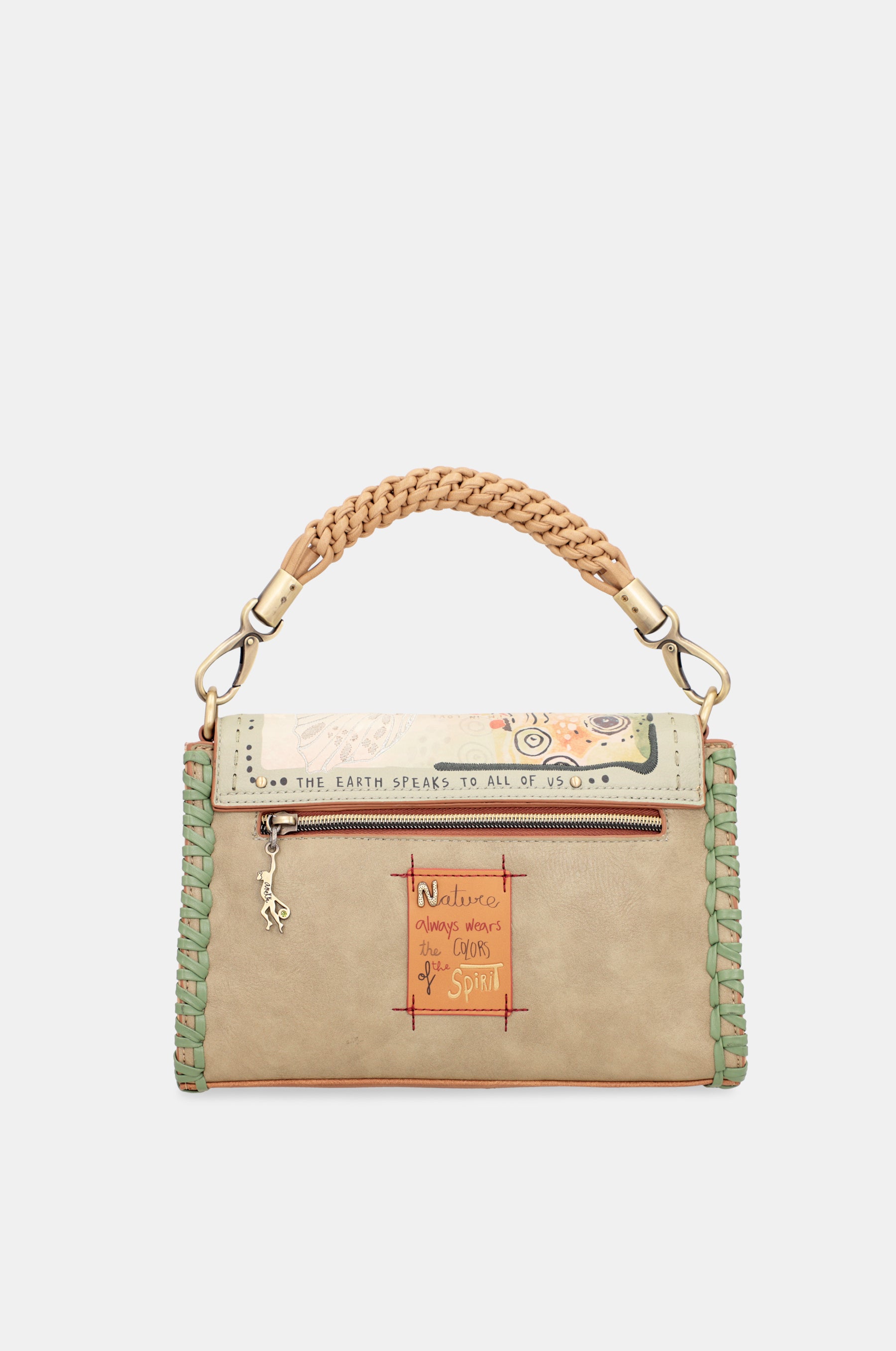 Borsa a tracolla con patta Butterfly e tracolla