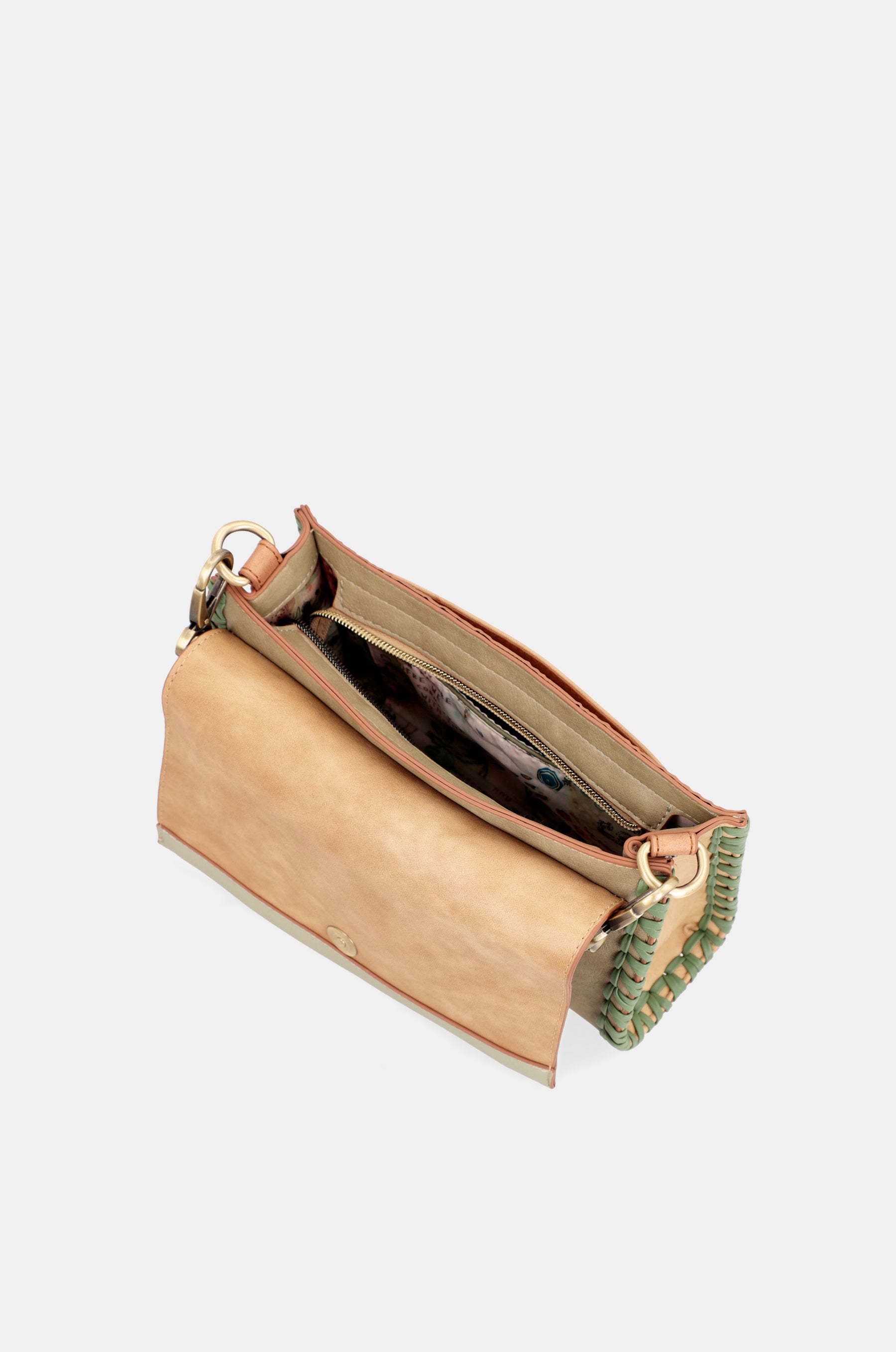 Borsa a tracolla con patta Butterfly e tracolla
