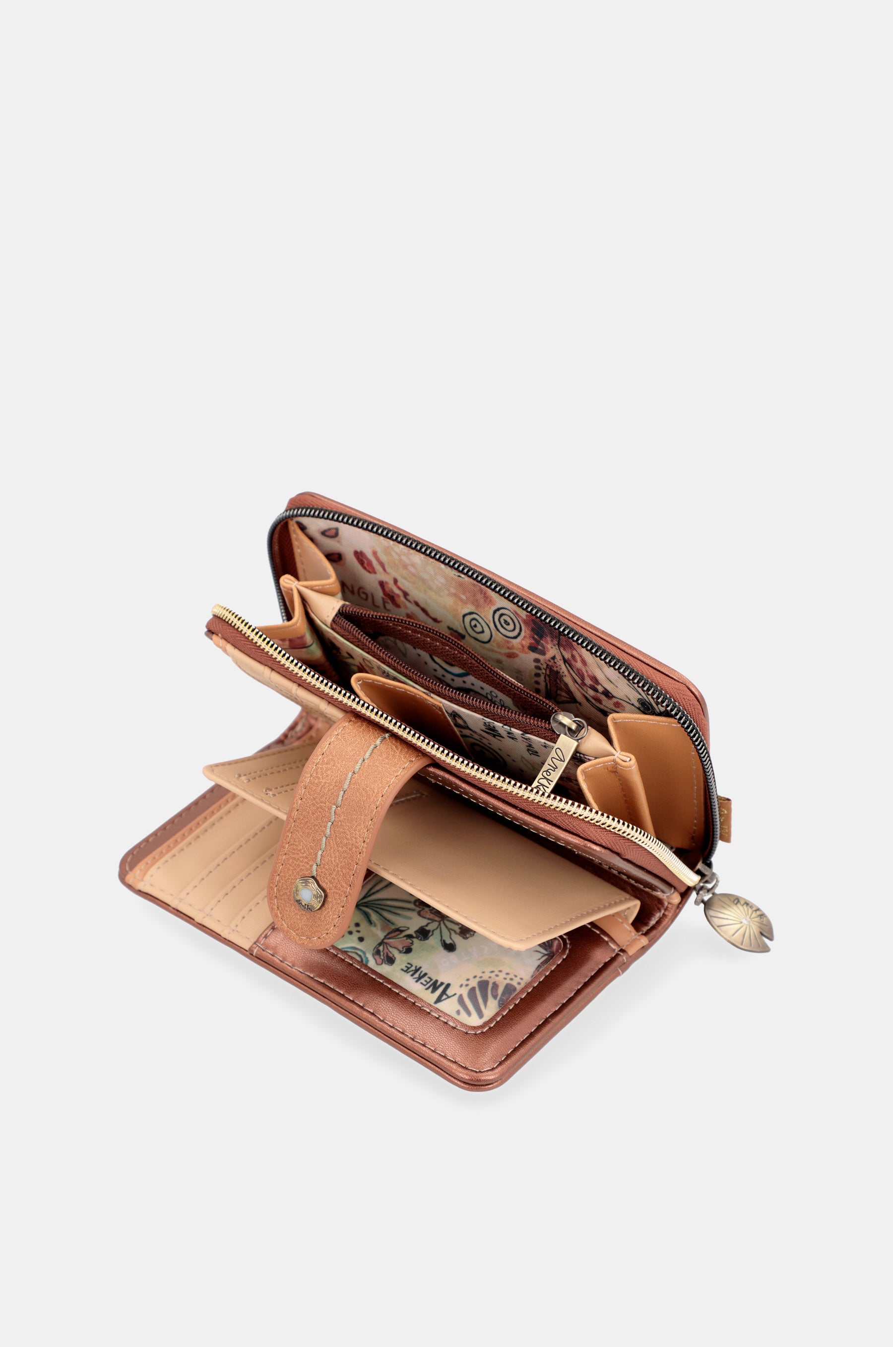 Portafoglio RFID medio a forma Butterfly