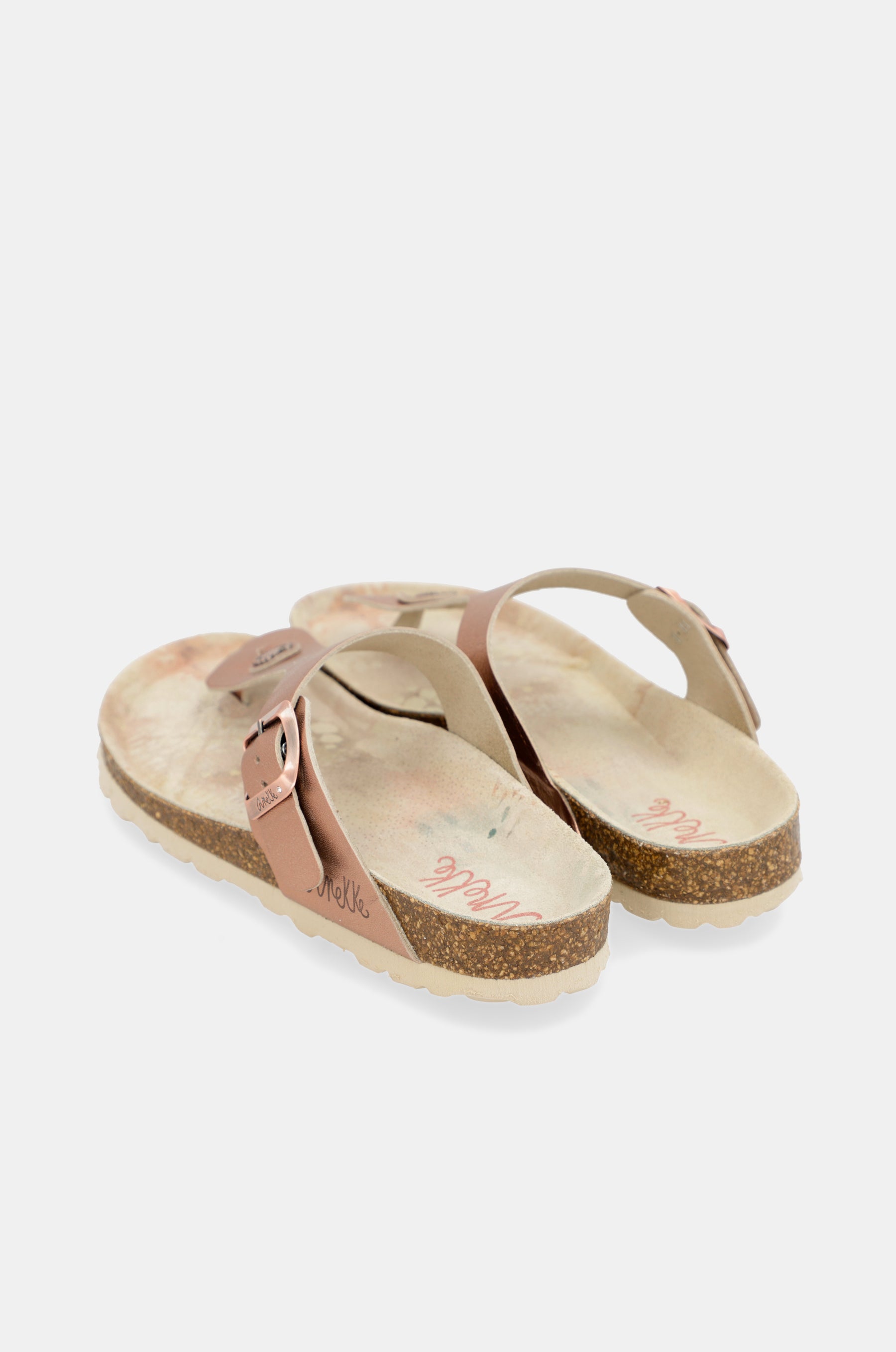 Sandali bio da donna metallizzati Amazonia