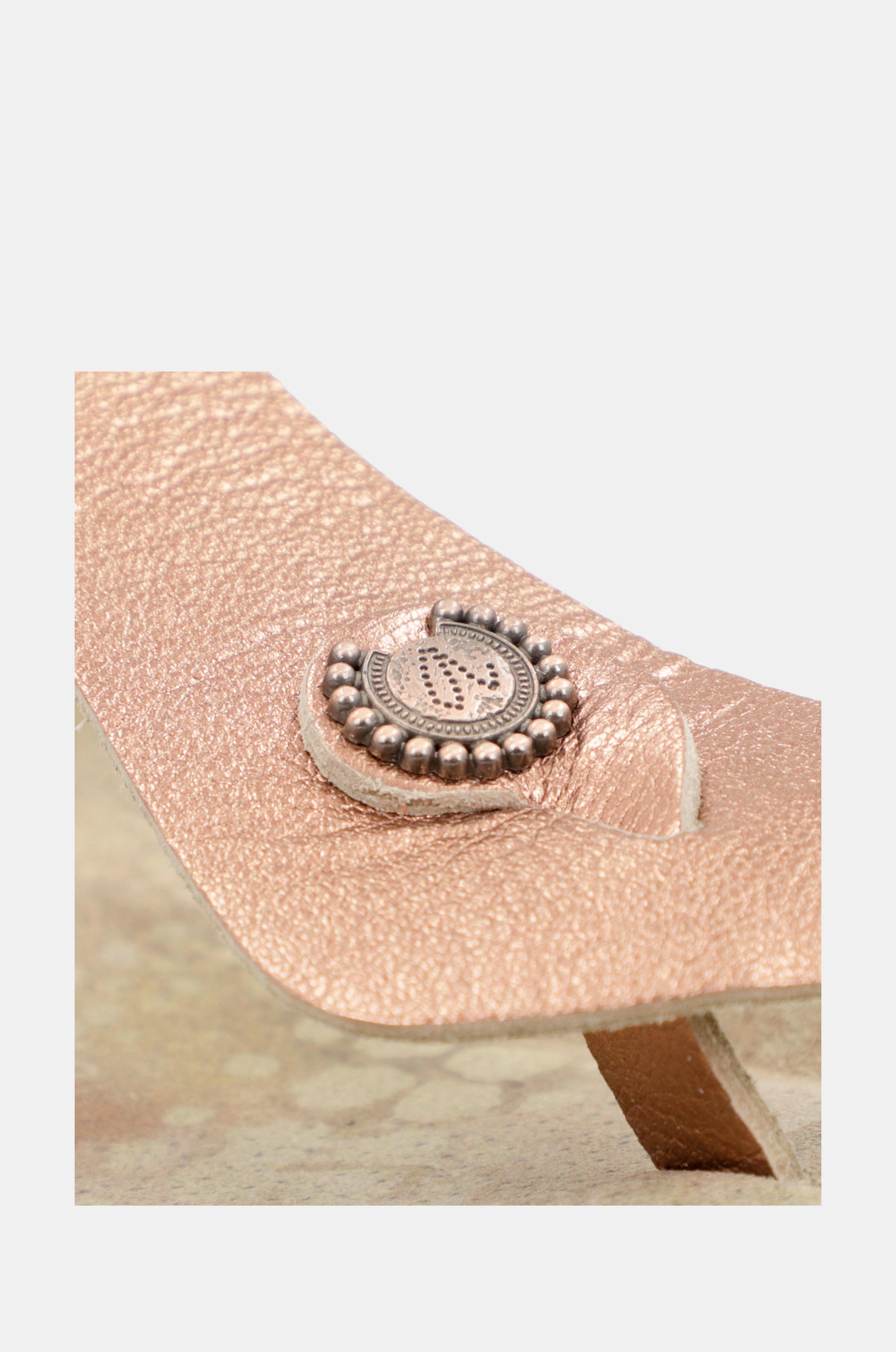 Sandali bio da donna metallizzati Amazonia