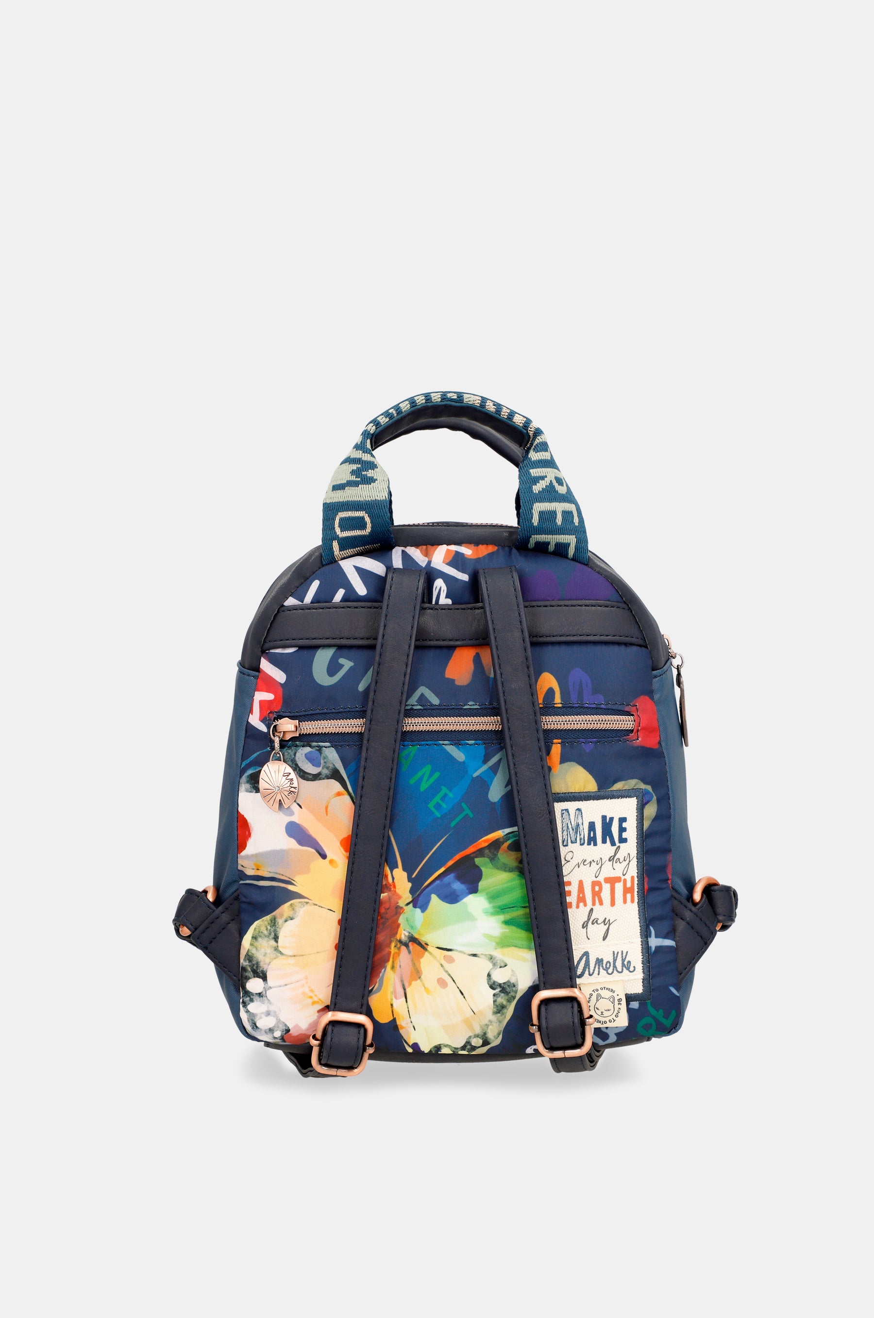 Borsa a tracolla media blu navy Nature Pachamama