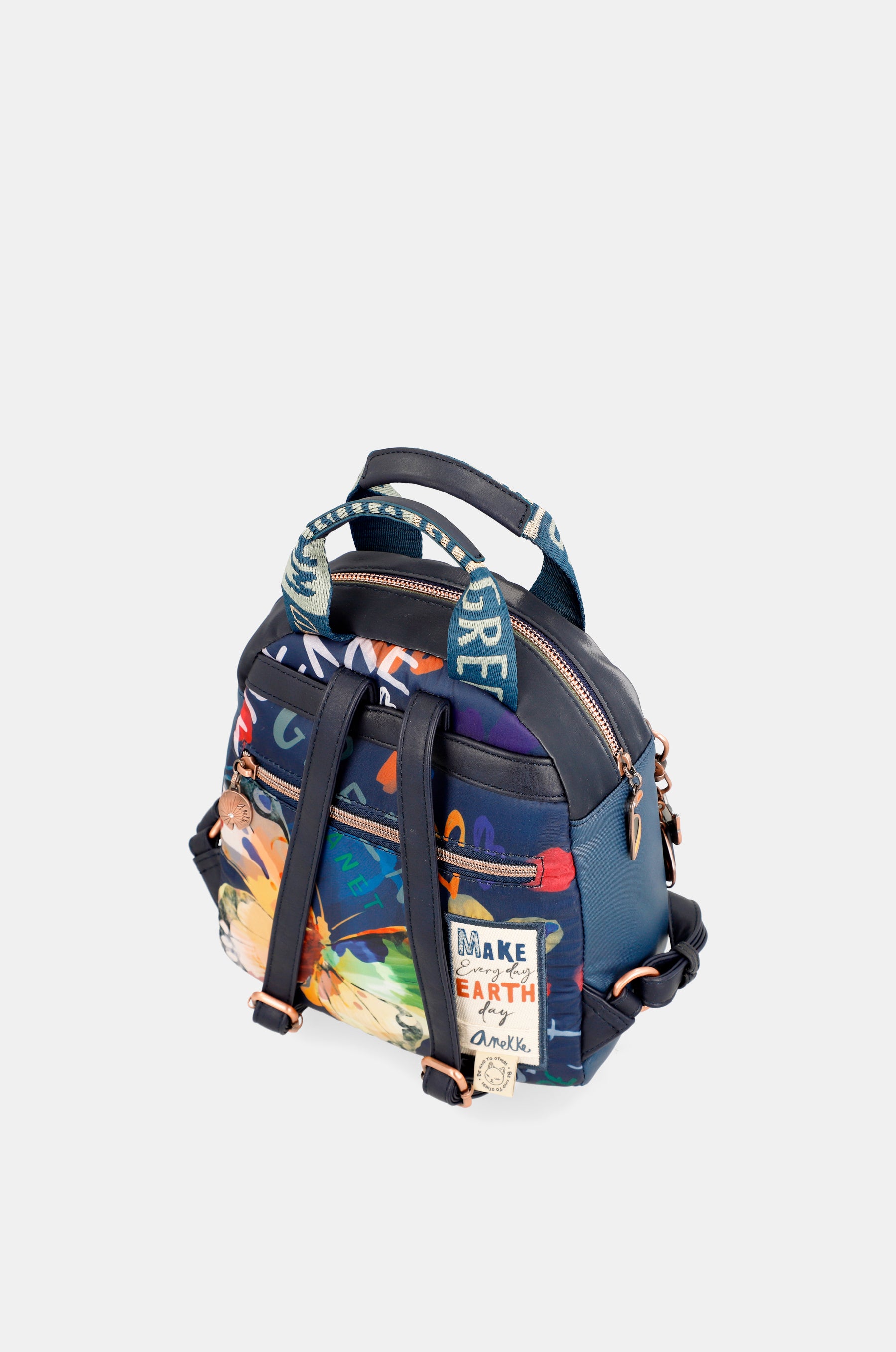 Borsa a tracolla media blu navy Nature Pachamama