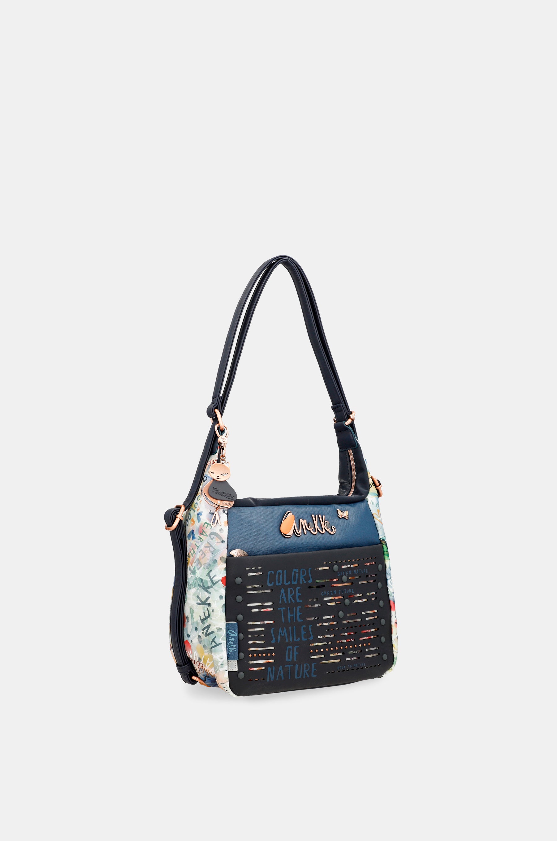Borsa a tracolla trasformabile Nature Pachamama in zaino