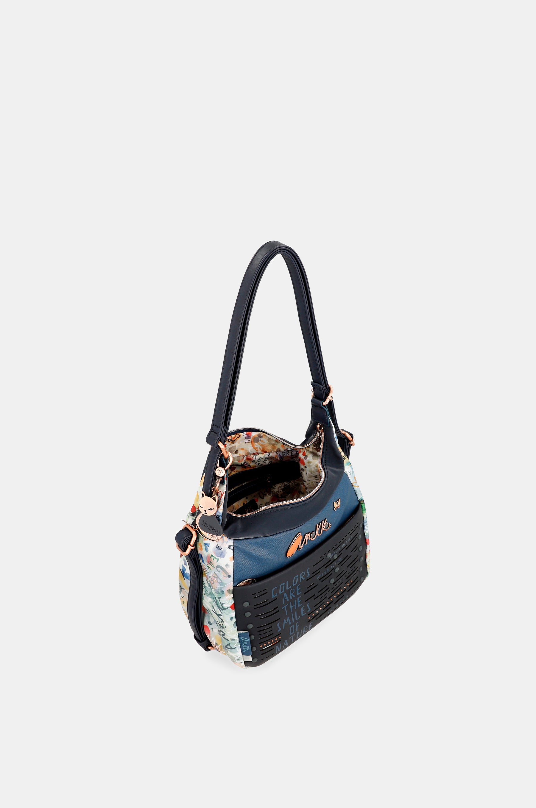 Borsa a tracolla trasformabile Nature Pachamama in zaino