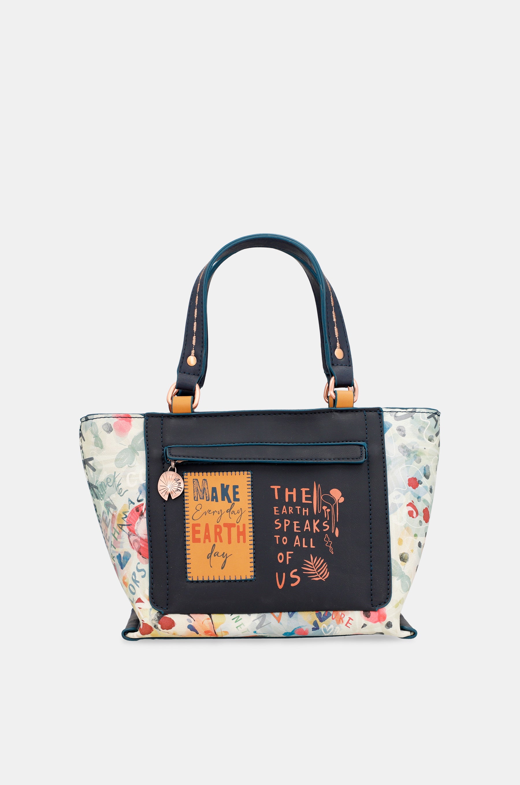 Borsa tote blu navy Nature Pachamama