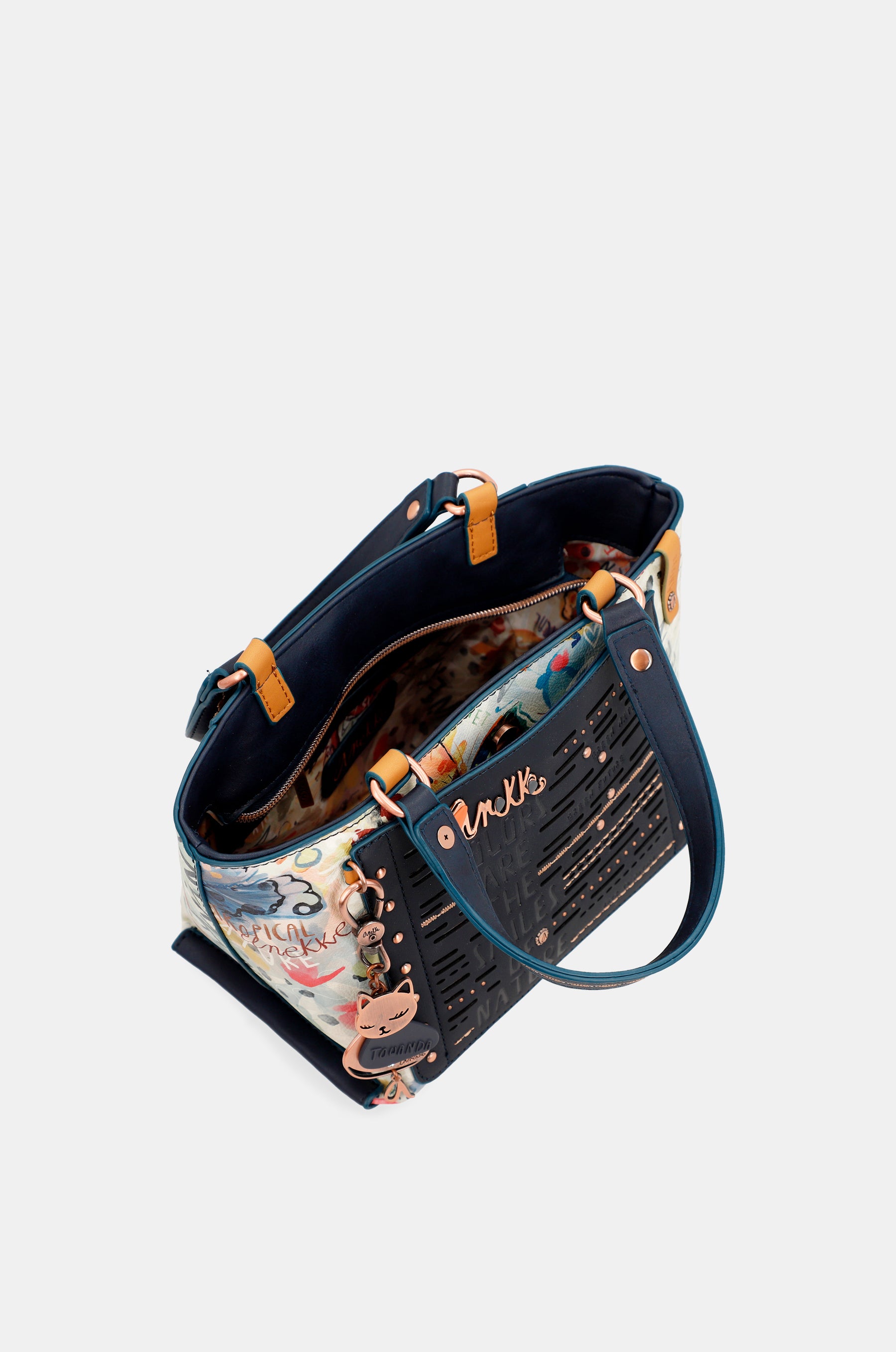 Borsa tote blu navy Nature Pachamama